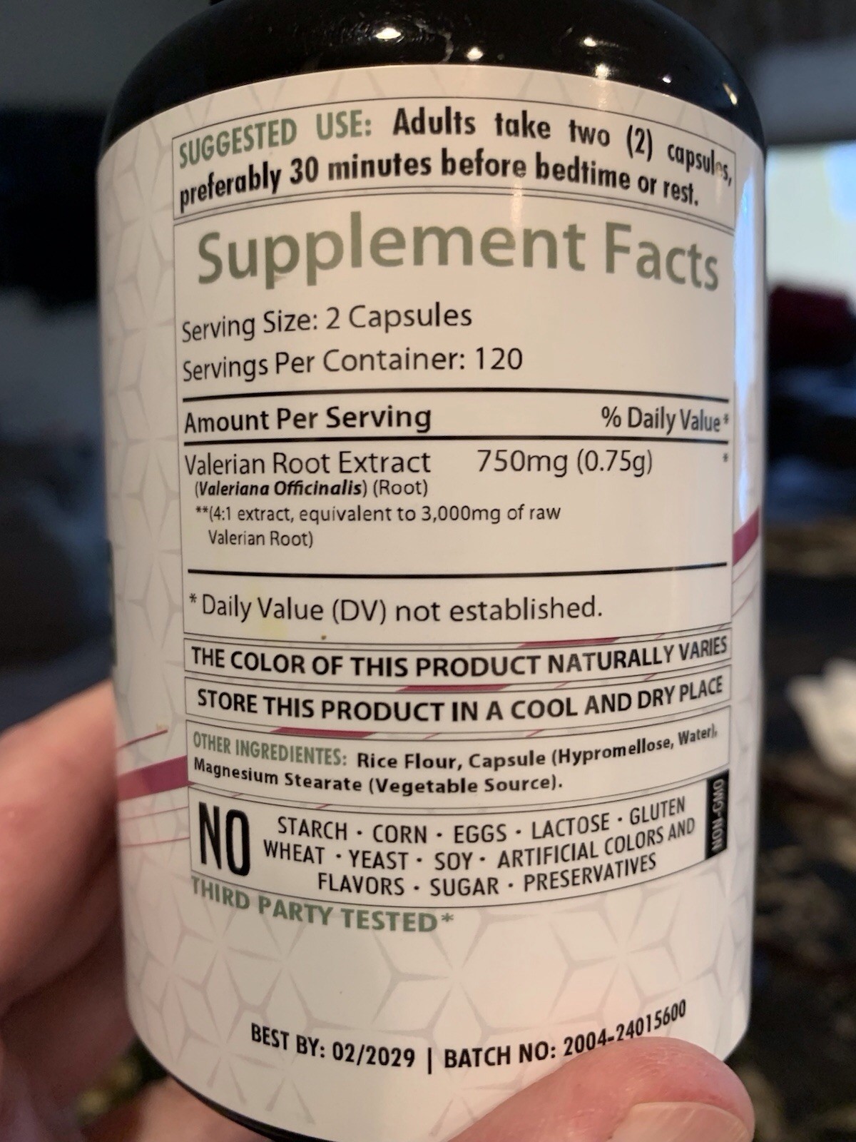 Bestvite 5-HTP 100mg 120 Caps & Healthfare Valerian 3000mg 240 Vegan Non-GMO