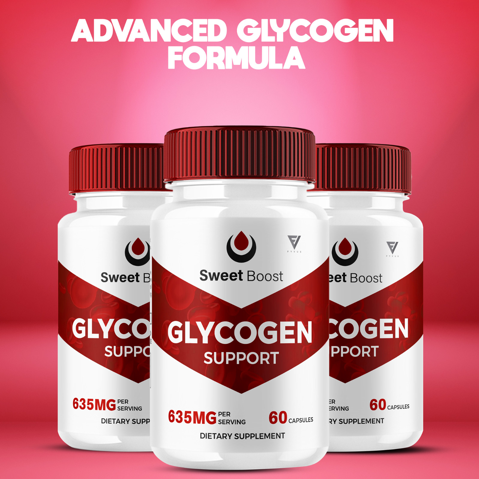 (3 Pack) Sweet Boost Pills SweetBoost Glycogen Support Formula (180 Capsules)