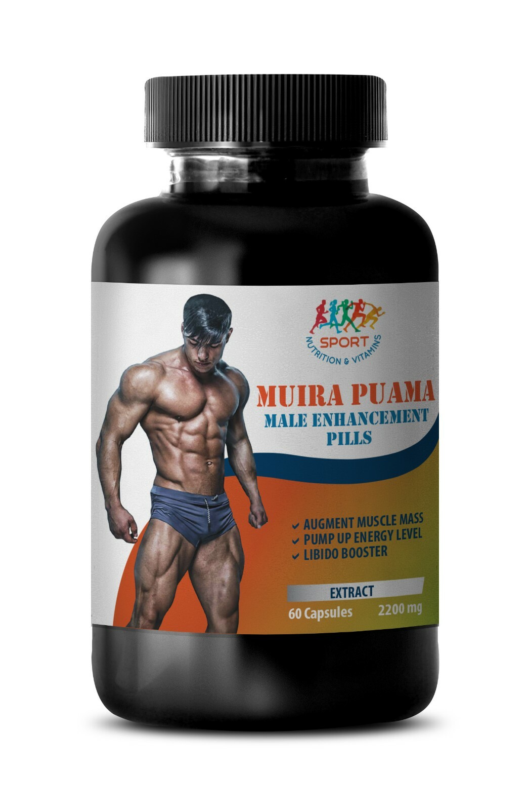 natural libido booster – Muira Puama Extract 2200mg – marapuama bark 1 Bottle
