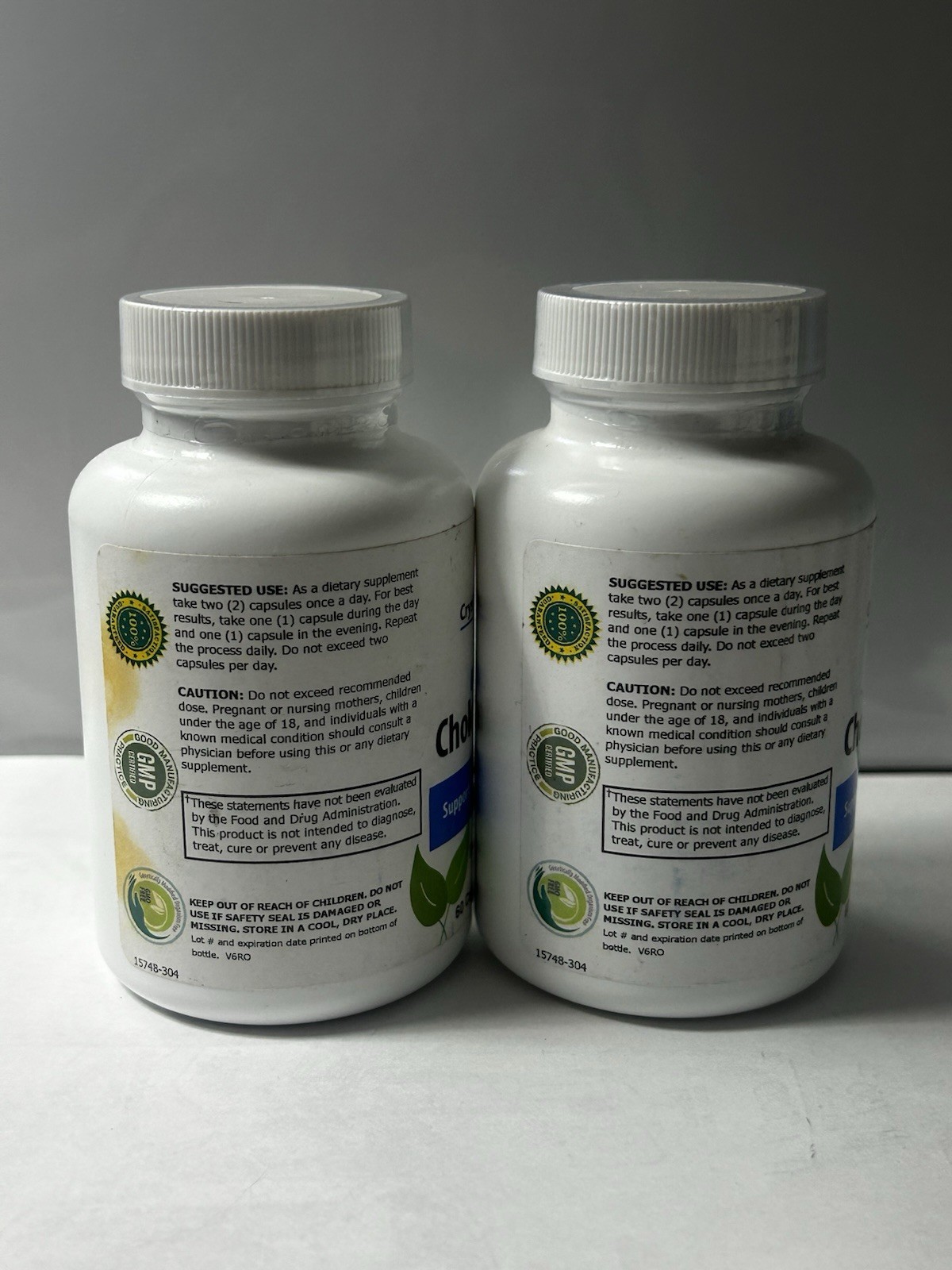 2 Pack CRYSTAL PEAKS NUTRITION Cholesterol Flush 120 Count Total EXP. 10/28