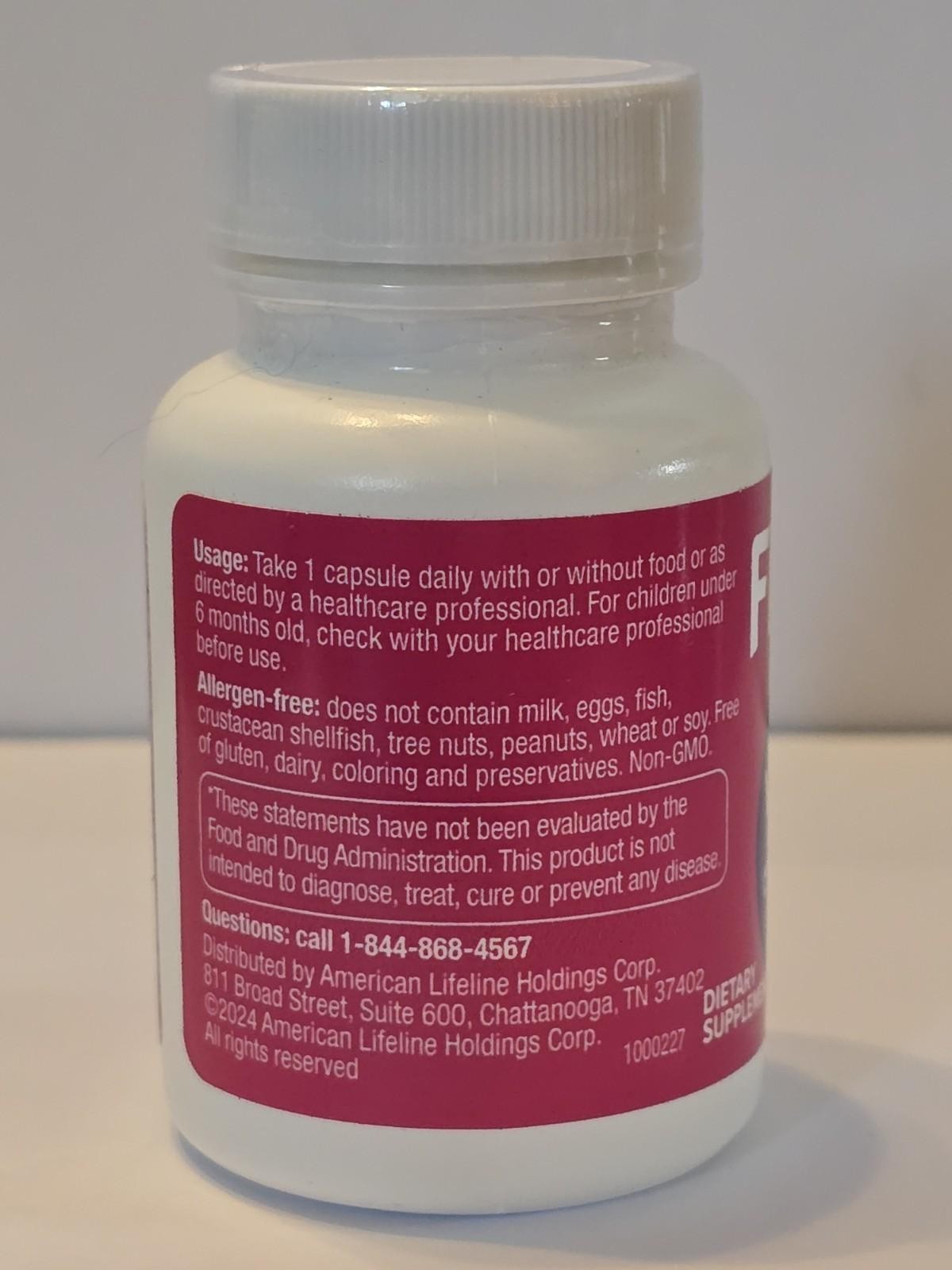 Florajen Triple Action Womens Probiotic 30 Capsules Expires: 04/2026+