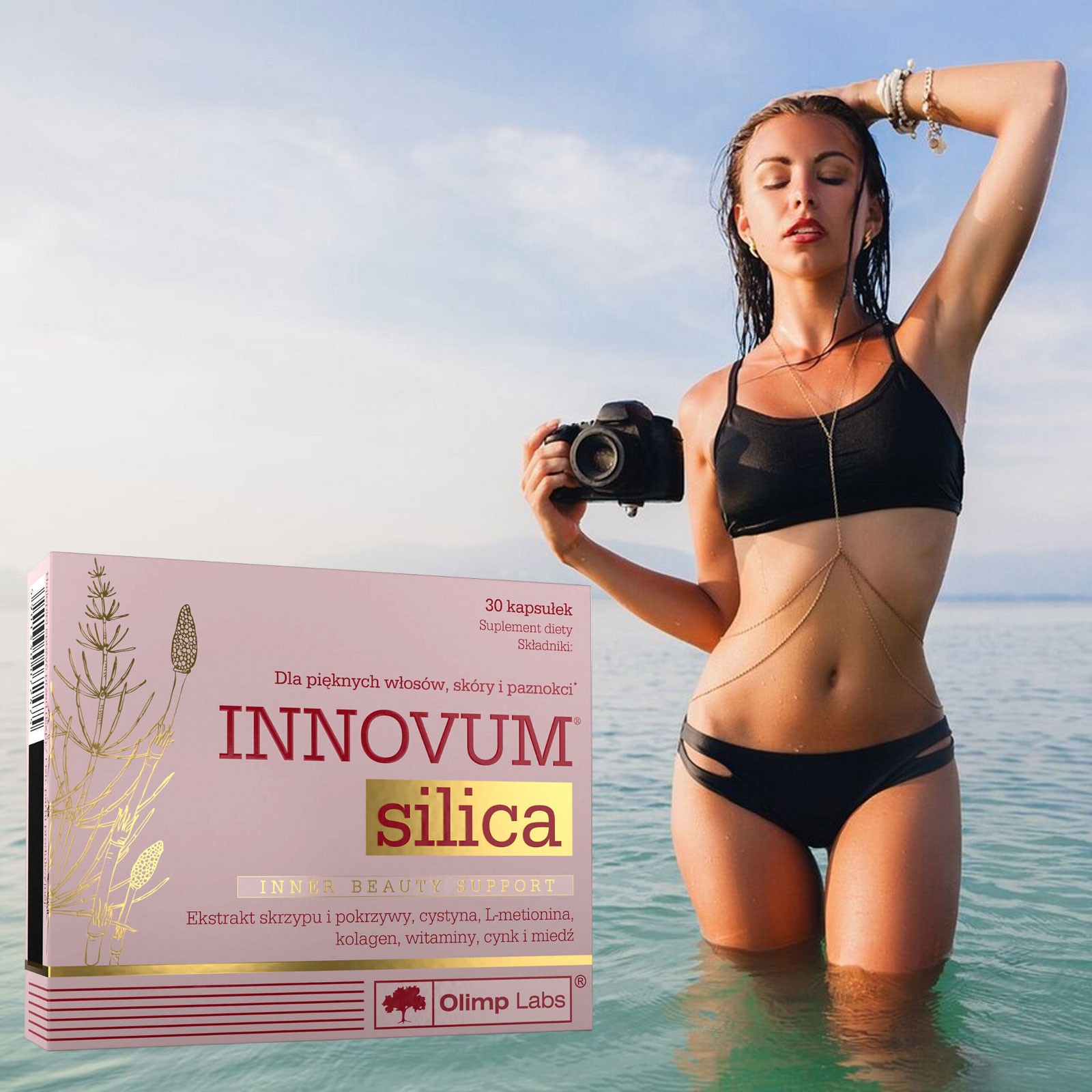 INNOVUM SILICA – 30-300 Capsules – Beautiful Skin, Hair, Nails – Skin Elasticity