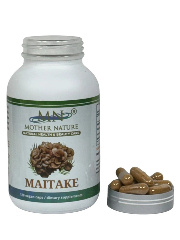 Mother Nature Maitake Mushrooms Organic Herbal Supplement For Liver Support