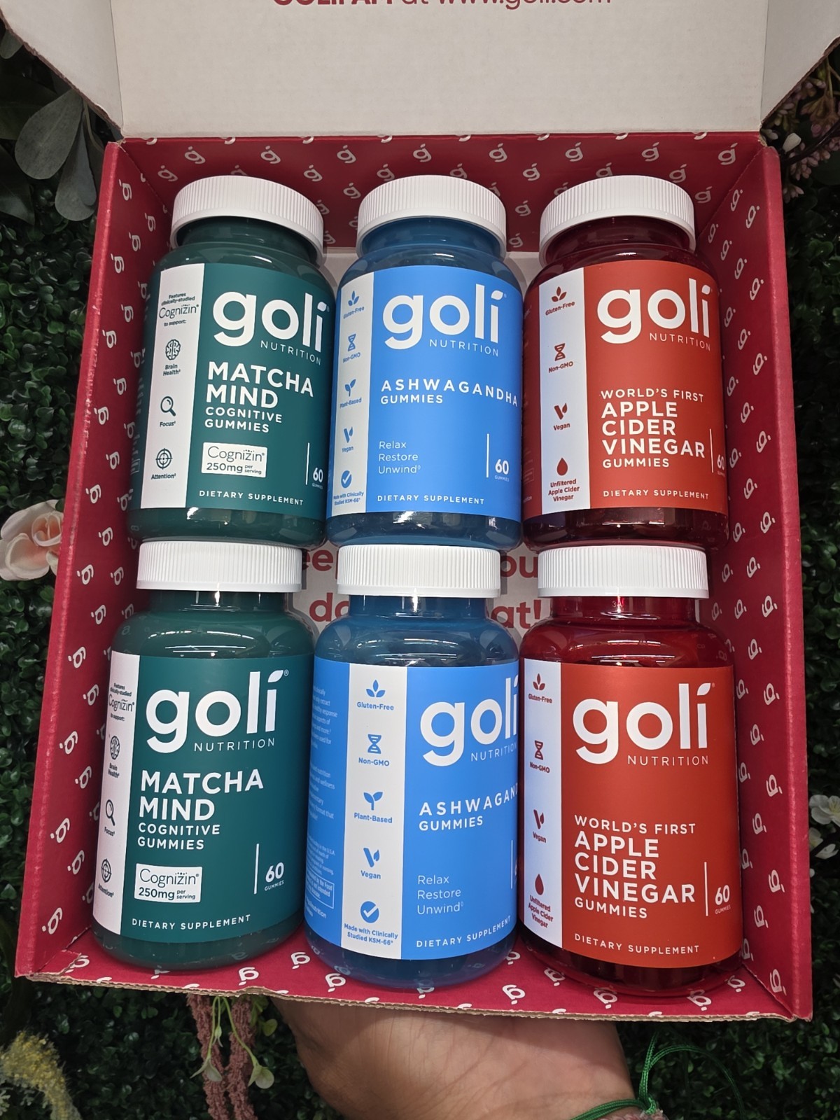 Goli Nutrition Matcha Mind Ashwagandha ACV Gummies Cognitive Support