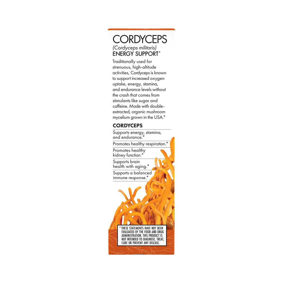 Fungi Perfecti Host Defense Cordyceps Extract 1 Oz Organic Energy Support