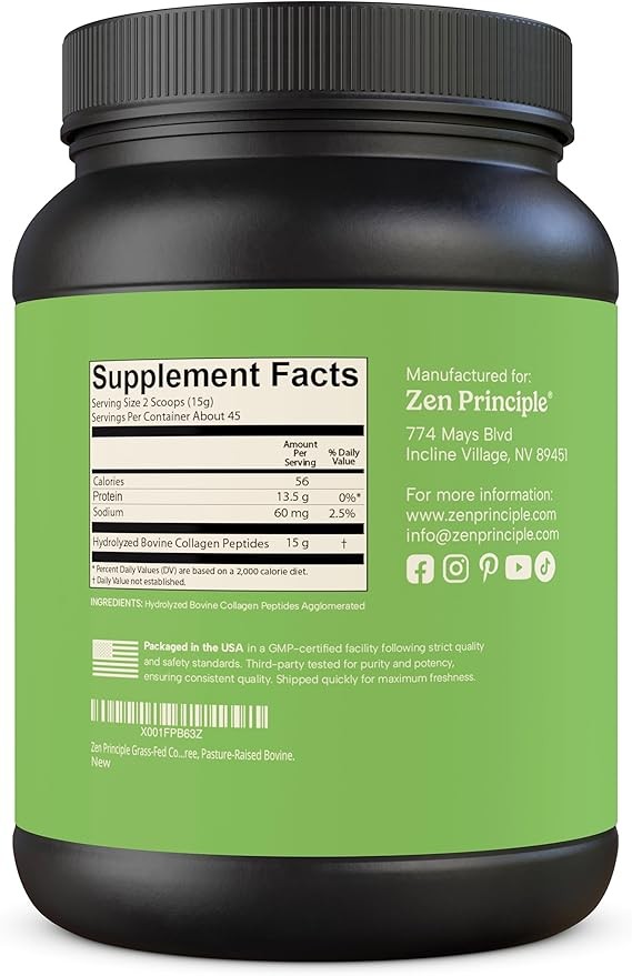Radiant Youth Restoring & Longevity Promoting Collagen Powder Drink (1.5lb)