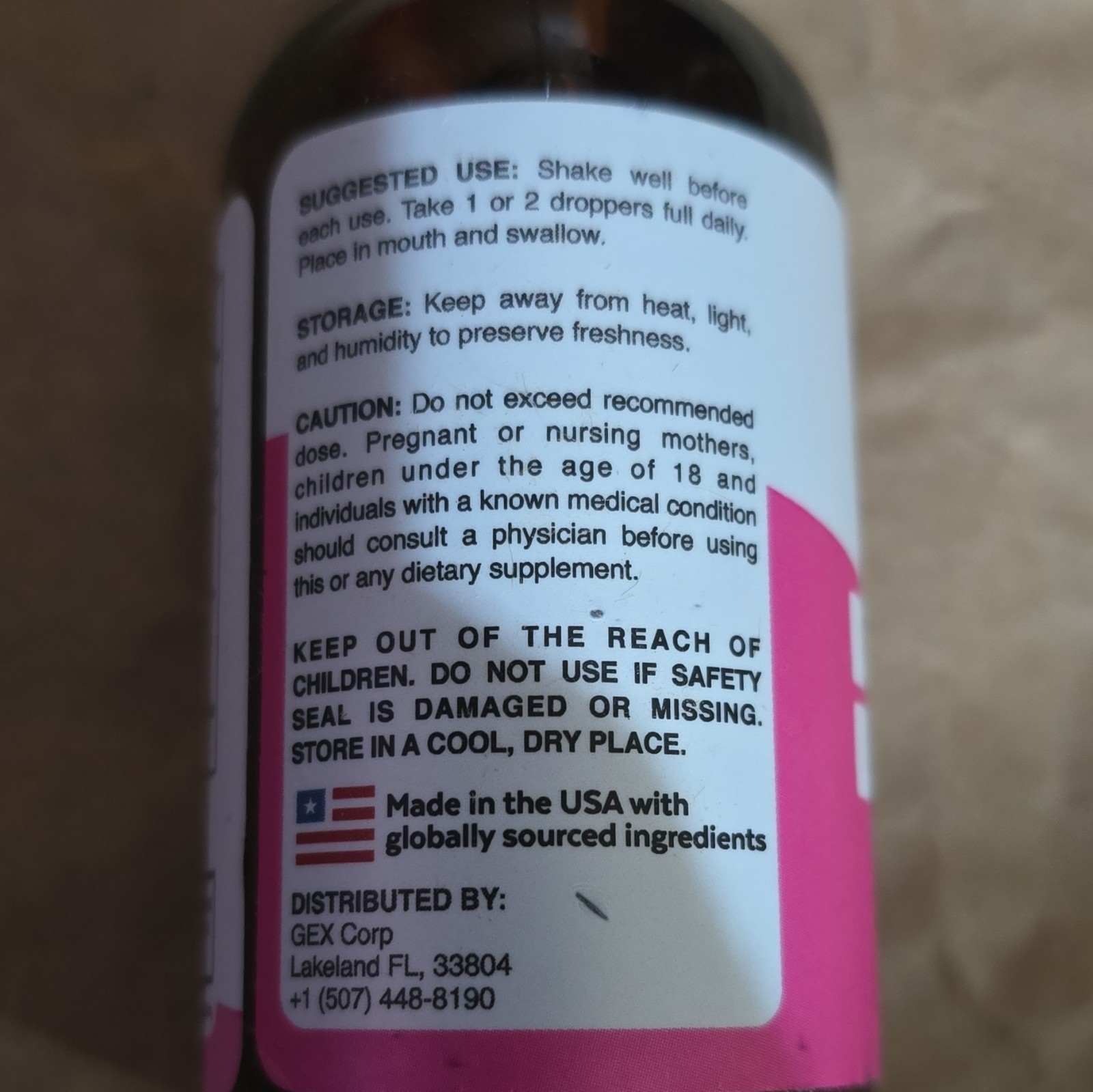Gelatine Sculpt Dietary Supplement Drops 2 fl oz Metabolism Exp 03/2028