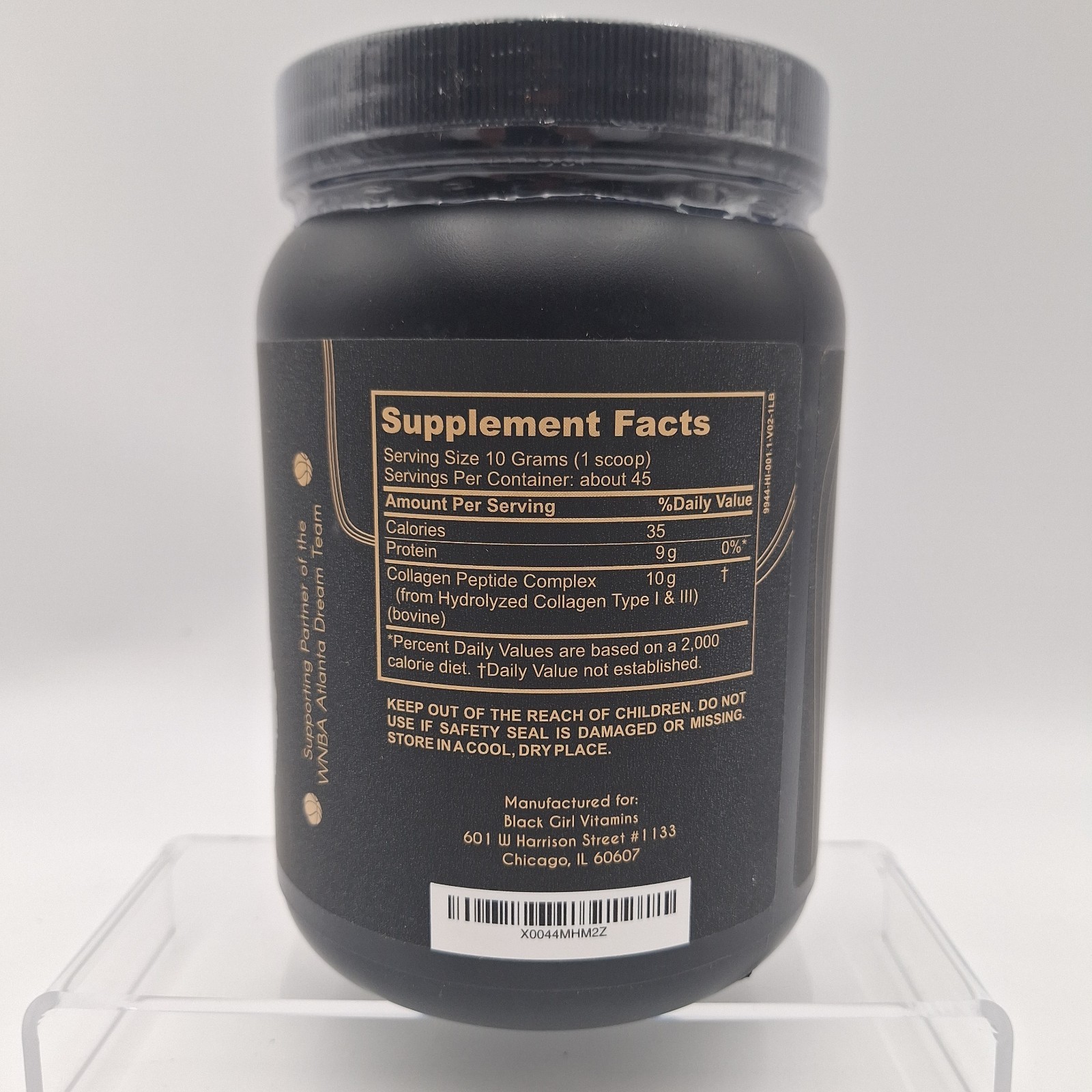 Black Girl Collagen Peptides Powder Dietary Supplement EXP 06/2027