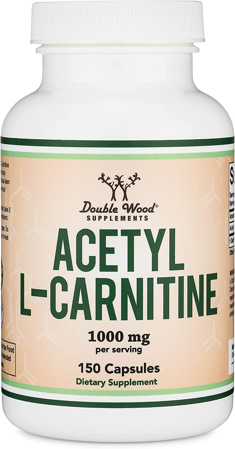 Acetyl L-Carnitine 1,000Mg per Serving, 150 Capsules (ALCAR for Brain Function S