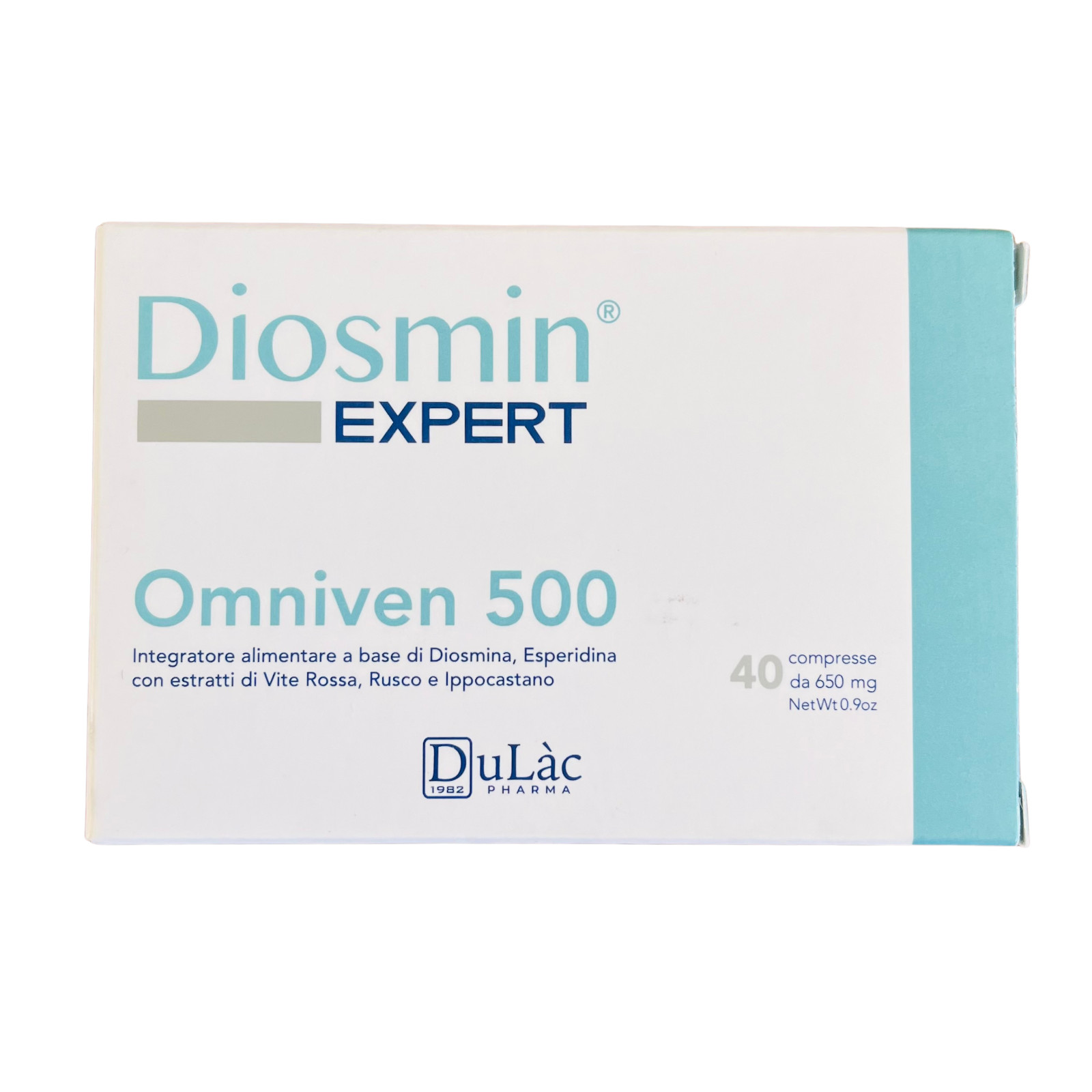 DuLac Pharma Diosmin Expert Omniven 500 – 40 Tablets – Exp 01/27