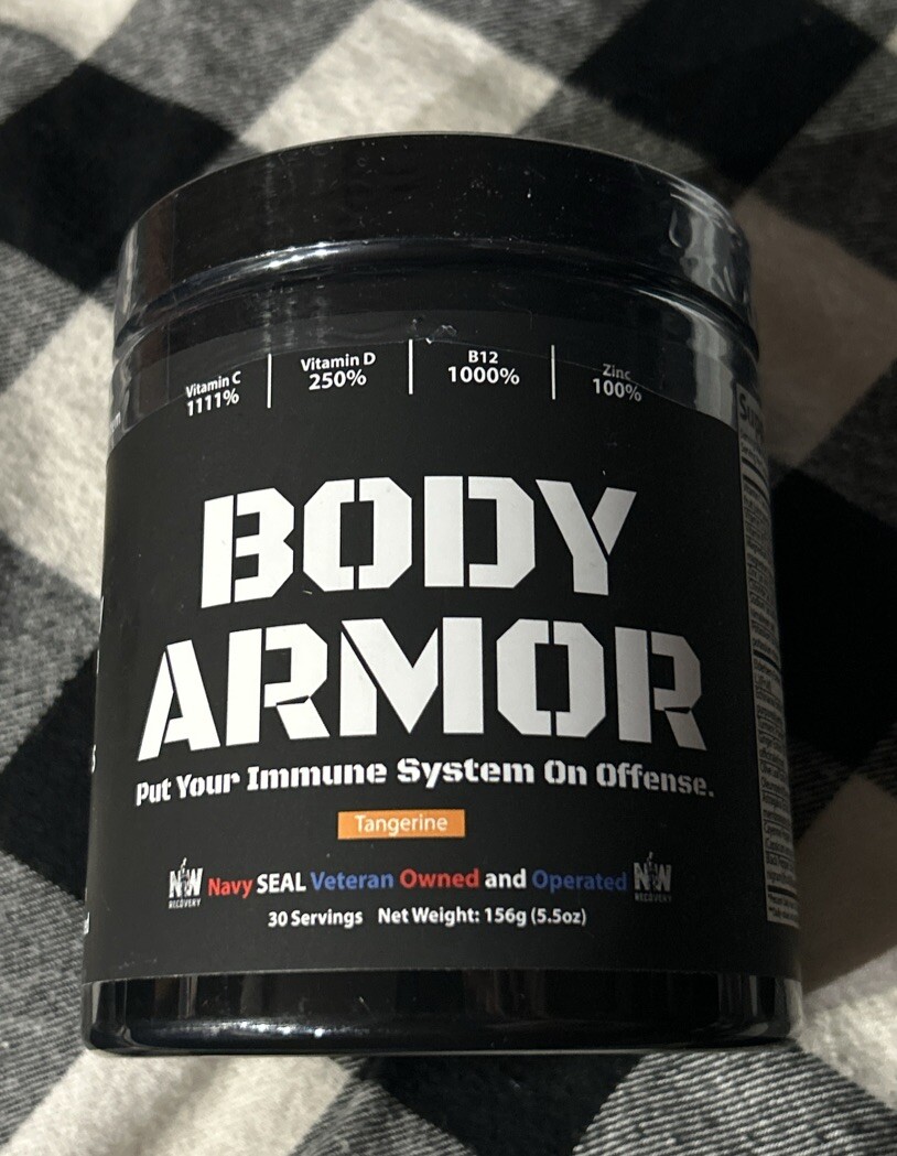 Naked Warrior ~Body Armor ~ Immune System Booster ~*Tangerine*~ 5.5oz ~ Sealed
