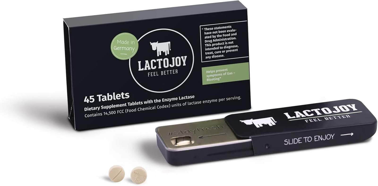 Lactase Pills I 45 Pieces I Powerful Lactase Enzymes for Lactose Intolerance …