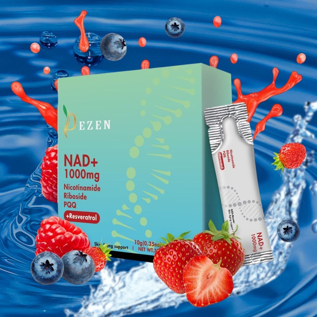 DEZEN NAD+ Liquid Drink Mix Supplement, Liposomal Nicotinamide Riboside