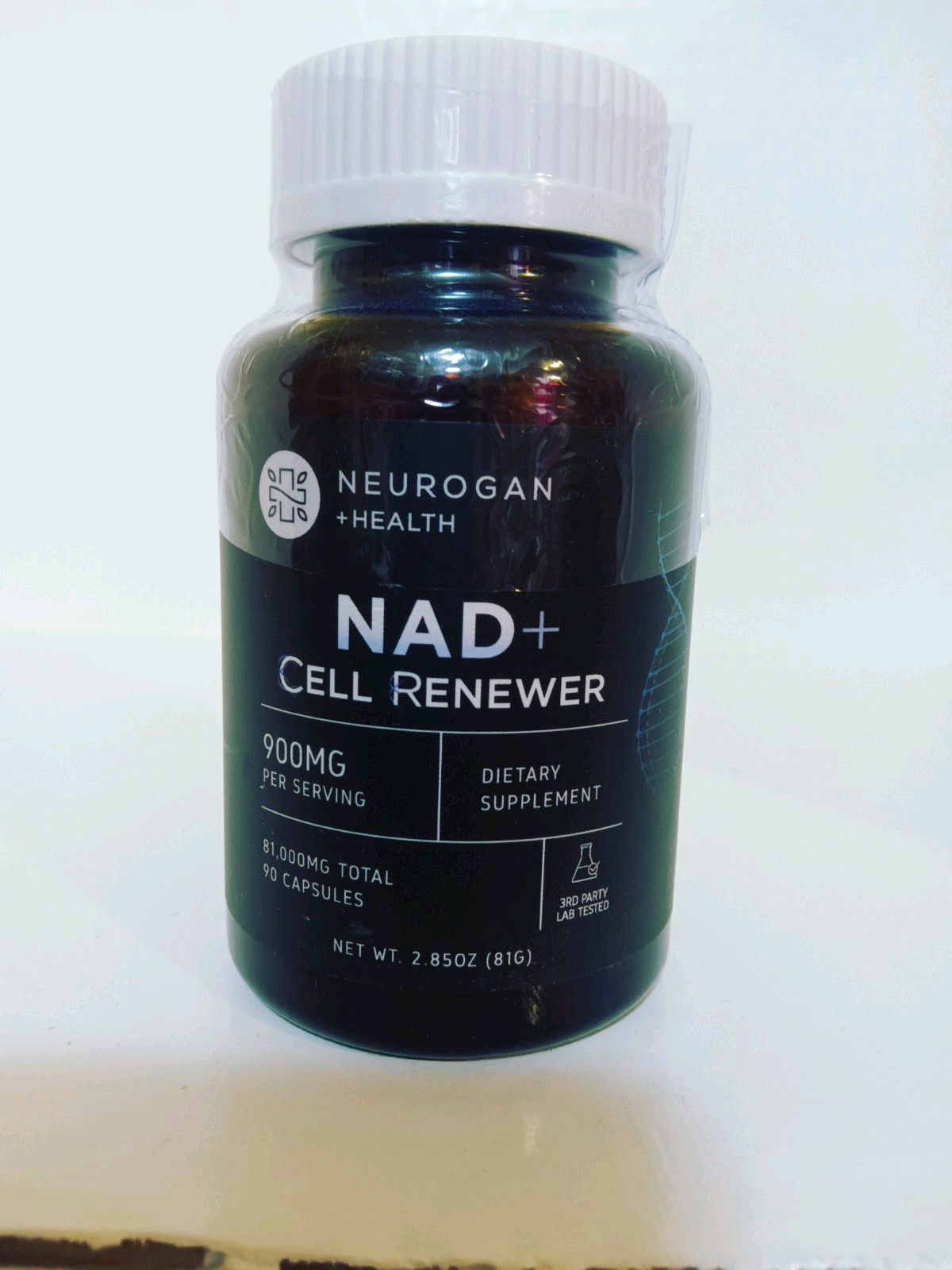 Neurogan+Health NAD+ Cell Renewer 900 MG Per Serving, Dietary Supplement, 90,Cap