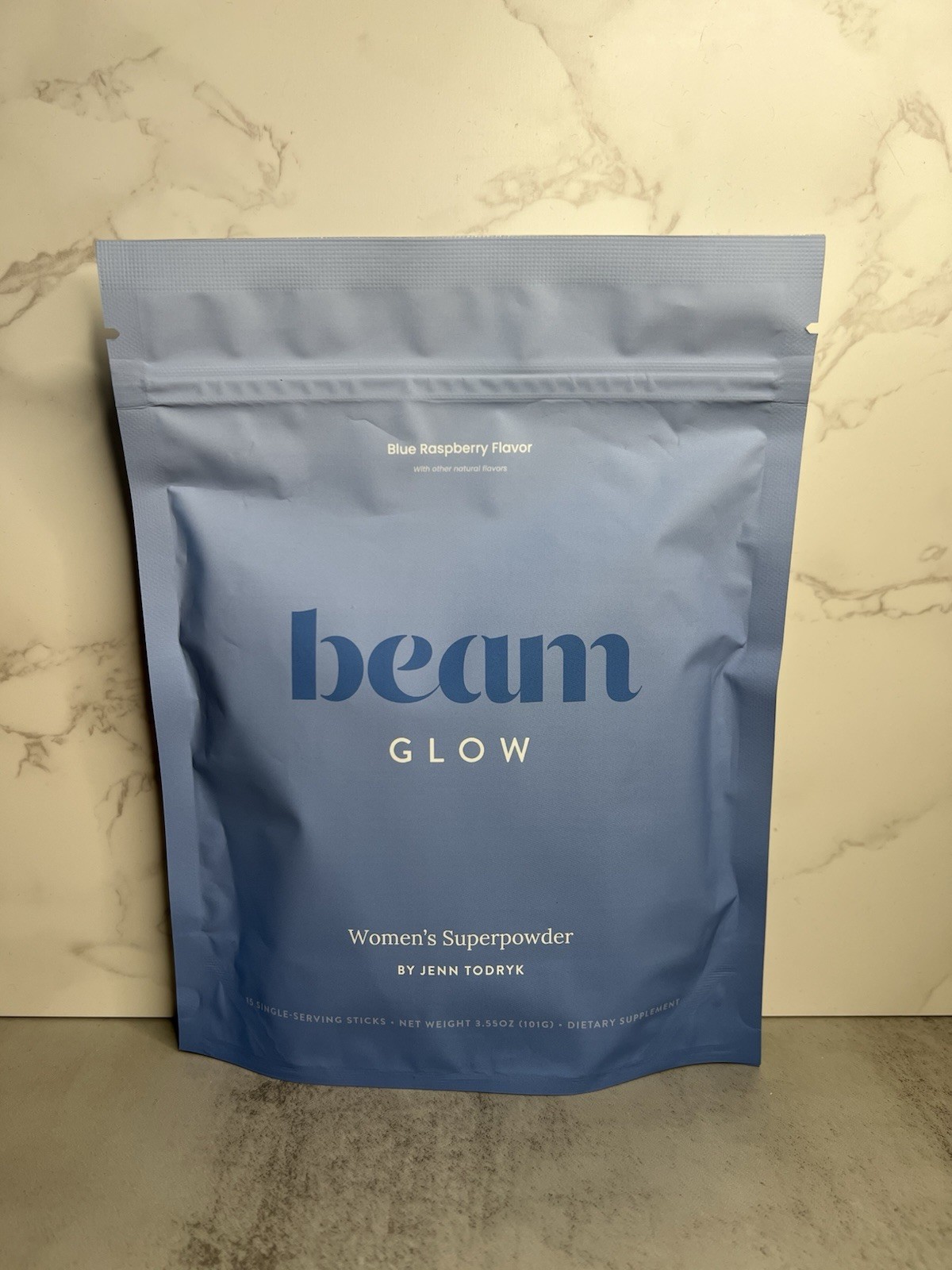 beam Glow Women’s Superpowder Powder Mixed Flavor BUNDLE 15 Sticks Exp 09/2027