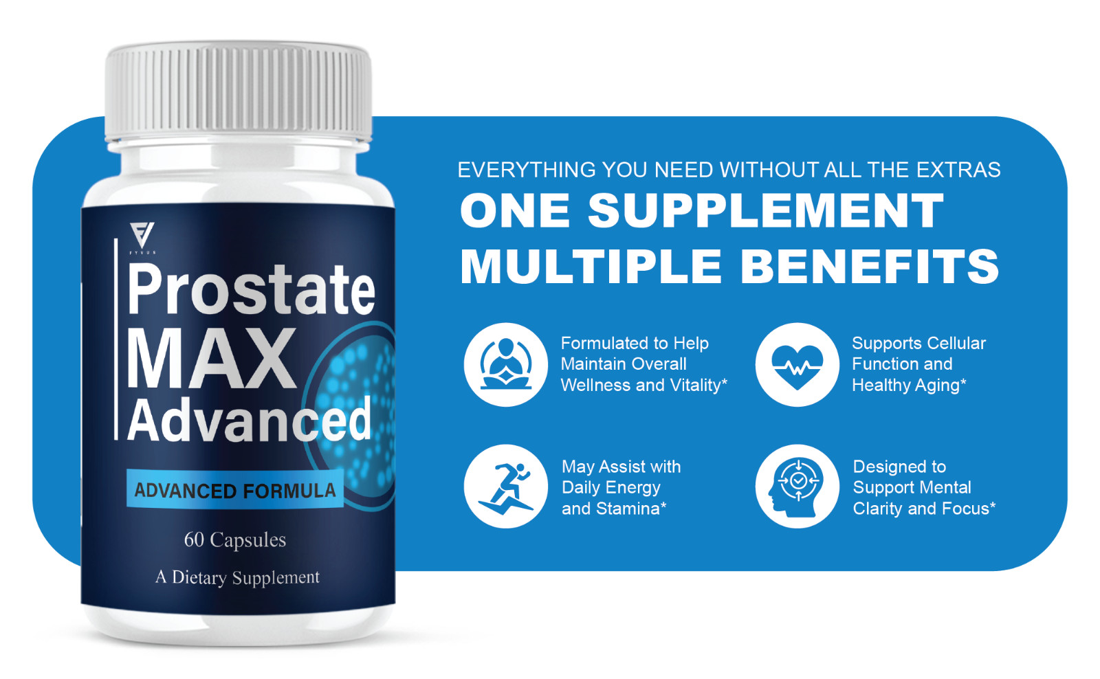 (2 Pack) Prostate Max Advanced Capsules, ProstateMax Daily Pills (120 Capsules)