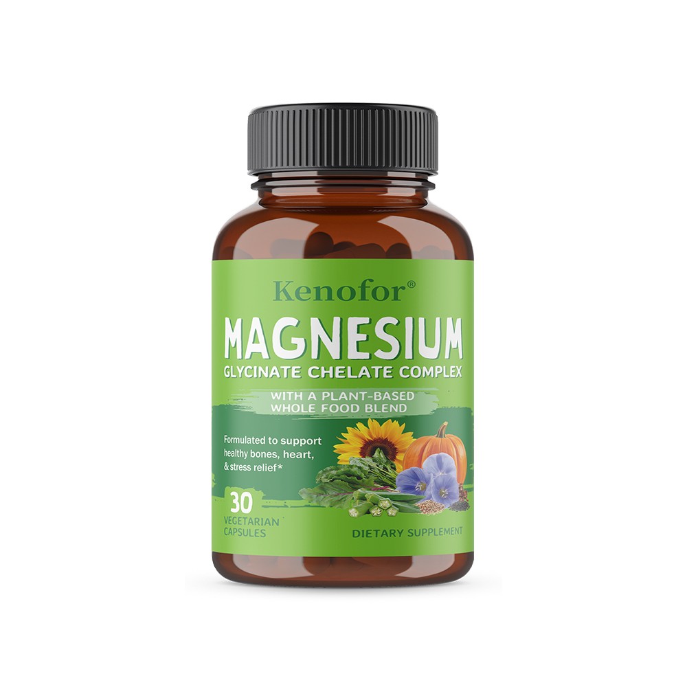 Magnesium Glycinate 200 Mg Per Serving Chelated High Absorption Gentle Stomach