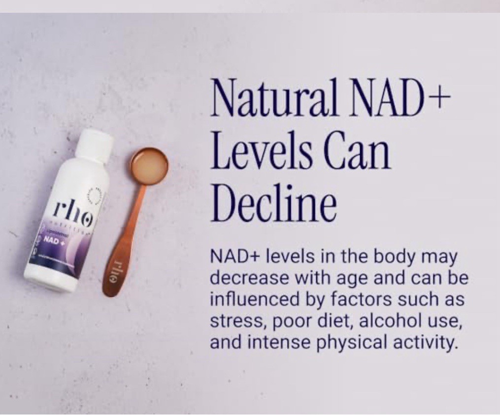 New Rho Nutrition Liposomal NAD+ & Glutathione Liquid Set, 2x 4 fl oz Vegan Keto