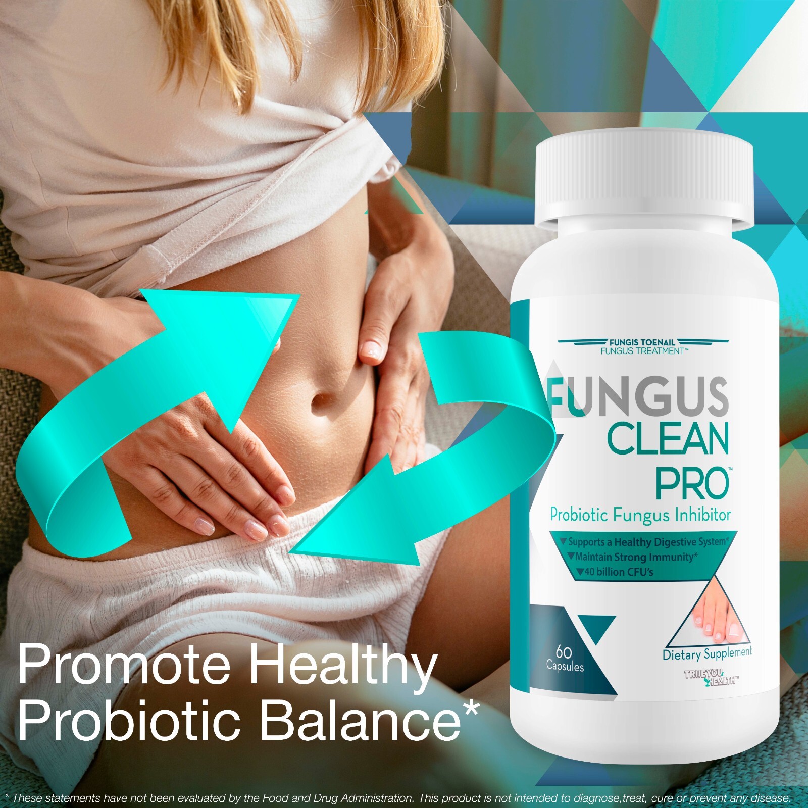 Fungus Clean Pro – Probiotic Fungus Inhibitor – Fight Fungus from the Inside Out