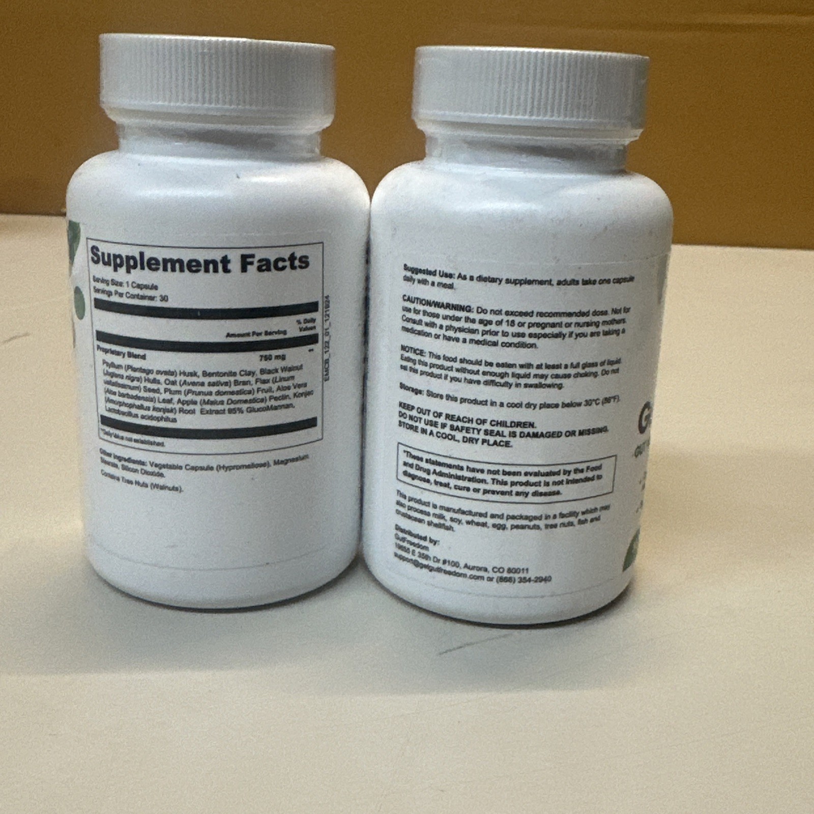 GutFreedom Gut Health Advanced Formula Digestive Support 60 Capsules