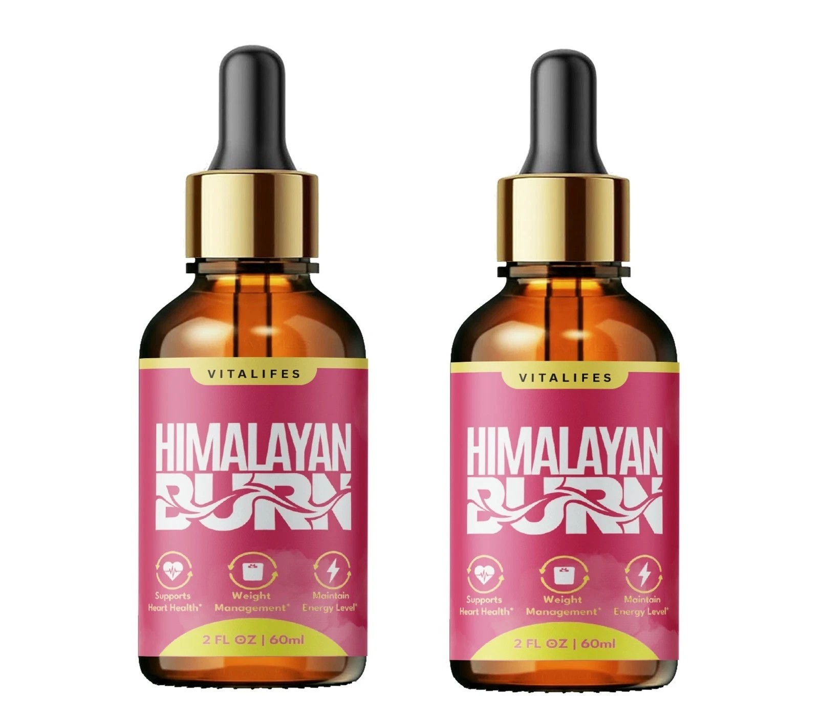 (2 Pack) Himalayan Burn Drops Advanced Health & Fitness Supplement Weight Loss