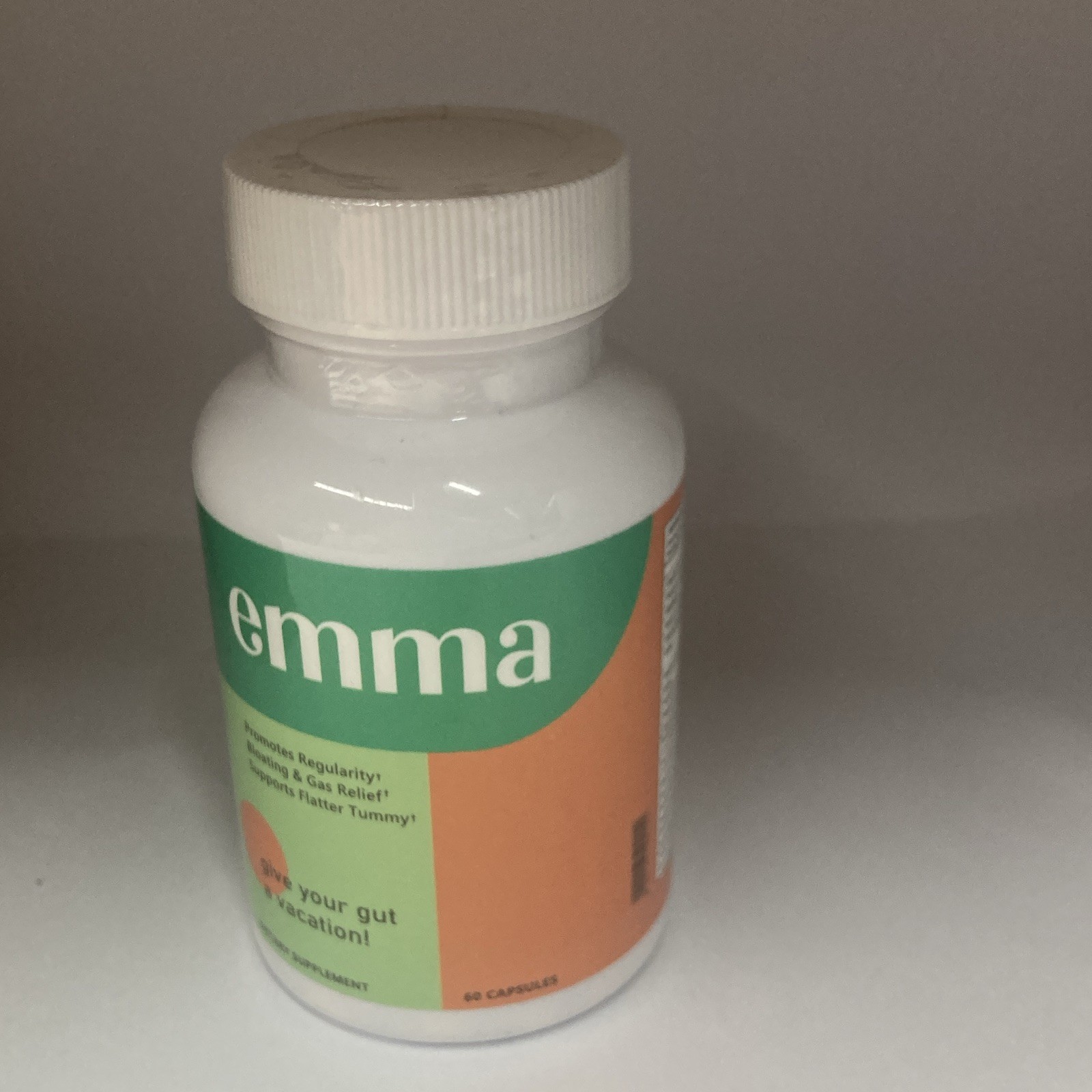 emma Gas Relief Dietary Supplement Capsules, 60 Count (60 Pills)
