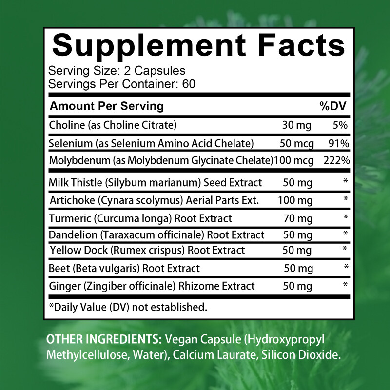 Liver Cleanse Repair Boost Energy Levels Enhance Immunity Gut Health 120 Ct US
