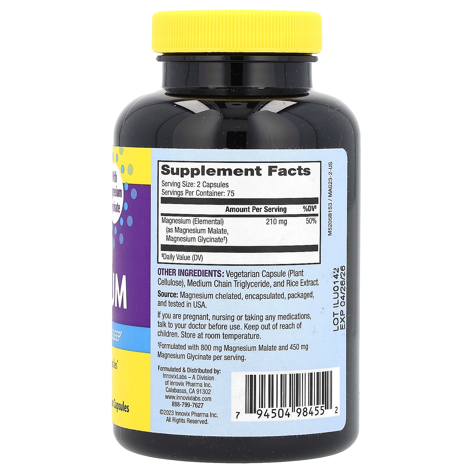 Advanced Magnesium, 150 Vegetarian Capsules
