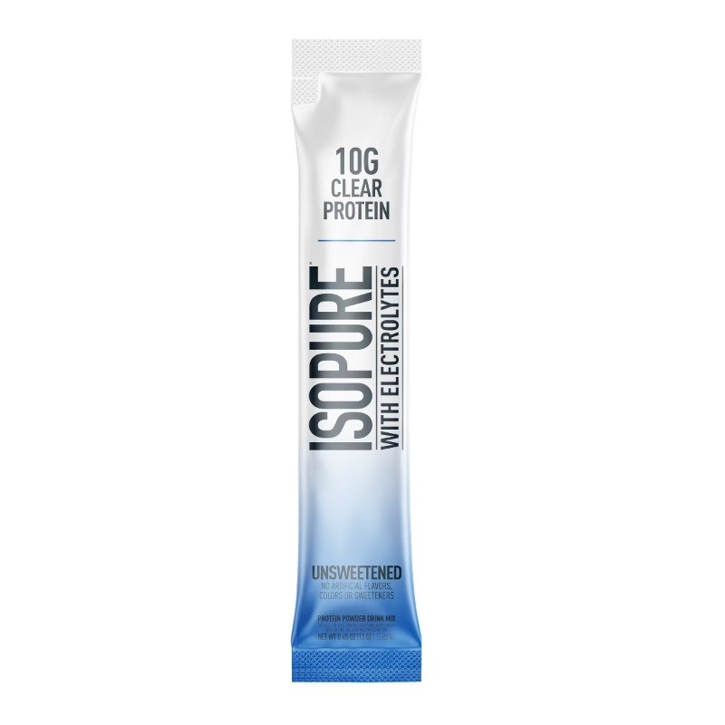 Isopure Protein Water Stick Pack – Unflavored – 6ct