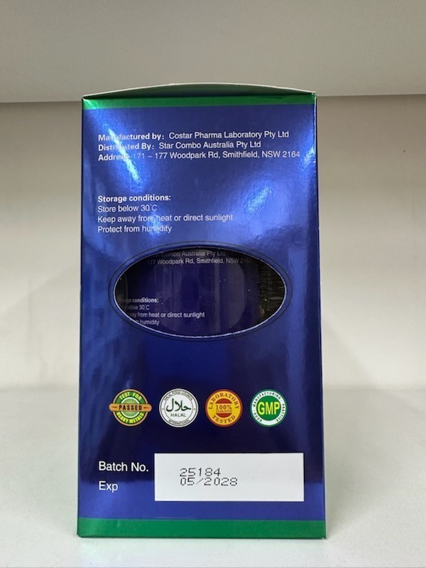 Costar-Tasmanian Squalene 1000mg 365 CapsulesCostar-Tasmanian Squalene 1000mg