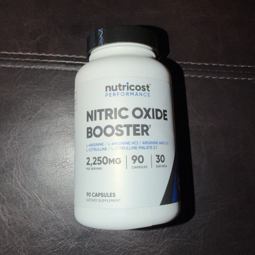 Nutricost Nitric Oxide Booster 2250mg 90 Ct Capsules Performance