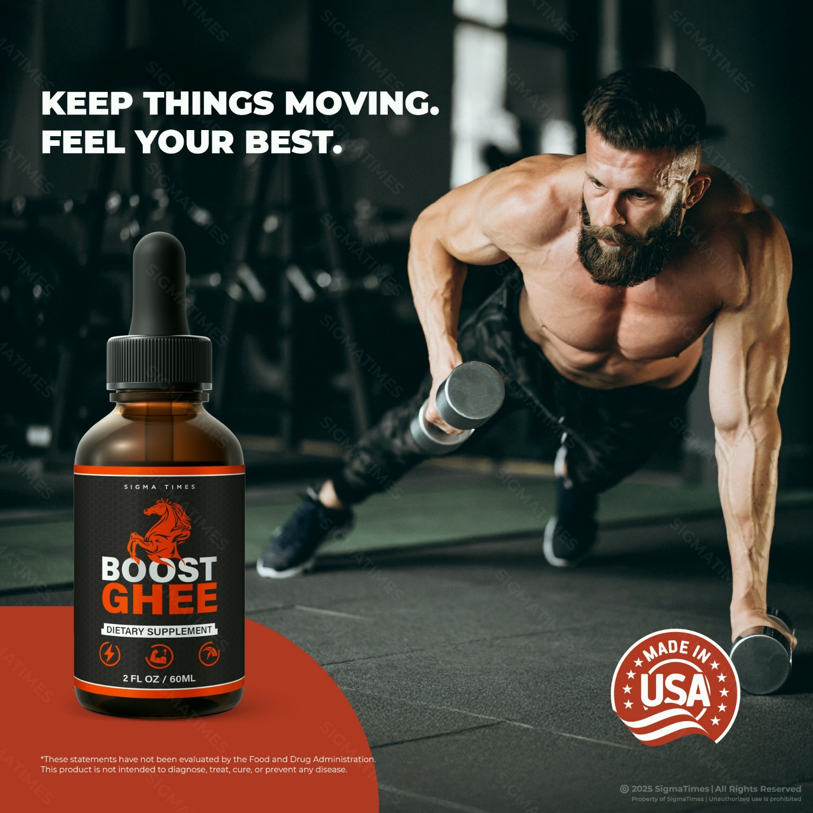 Boost Ghee Drops, Boost Ghee for Men to Boost Performance & Stamina (30servs.)