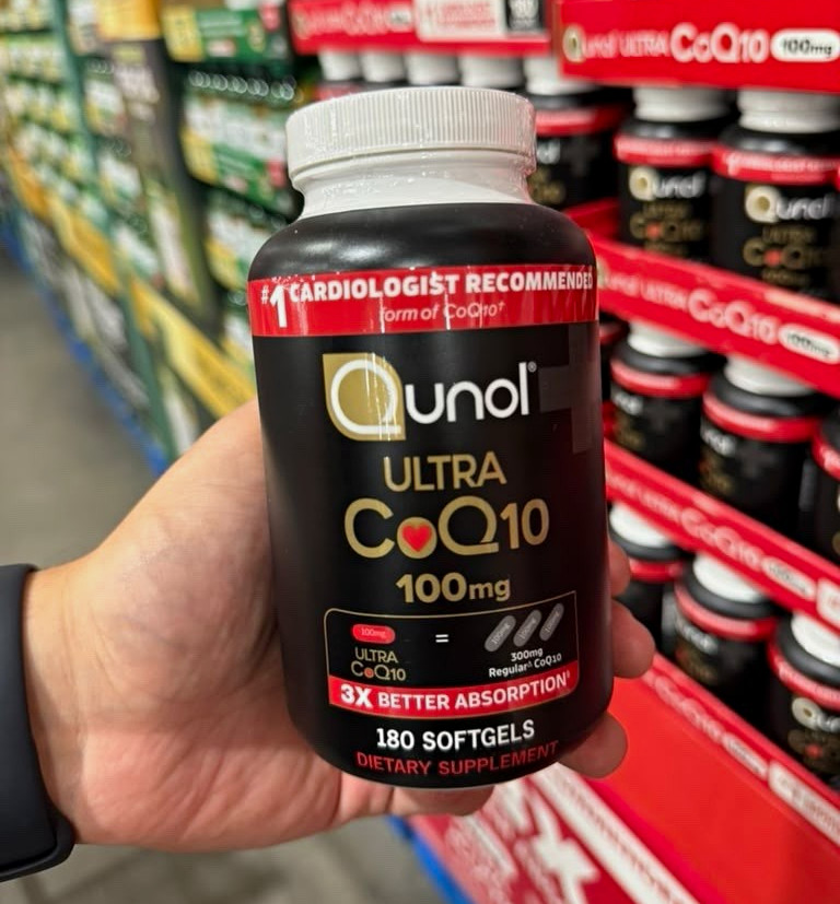 Qunol Ultra CoQ10 100 mg 180 Softgels Heart Health Gluten-Free EXP 03/2025