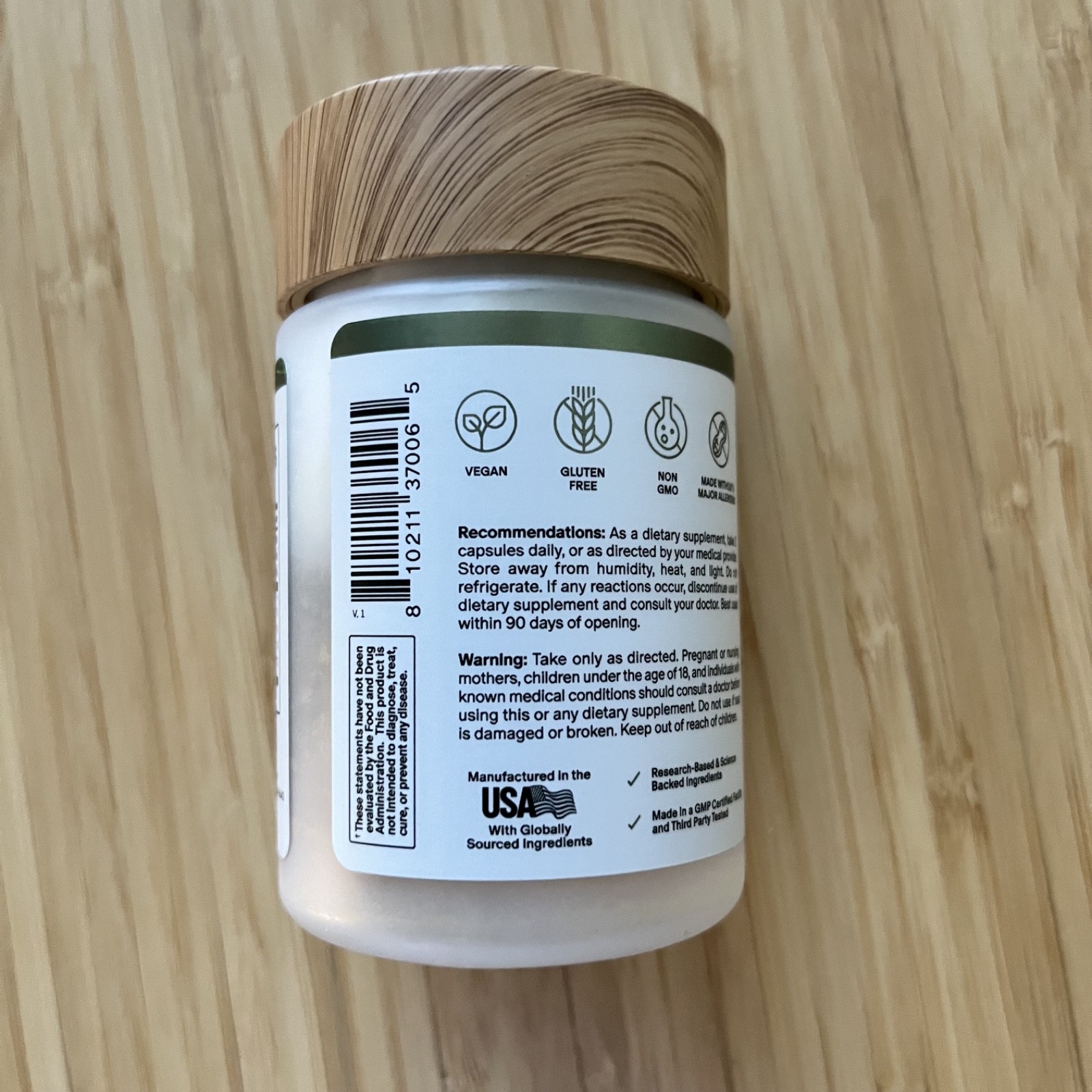 SNAP Thyroid Health Support Dietary Supplement, 60 Caps Vegan GF Non-GMO
