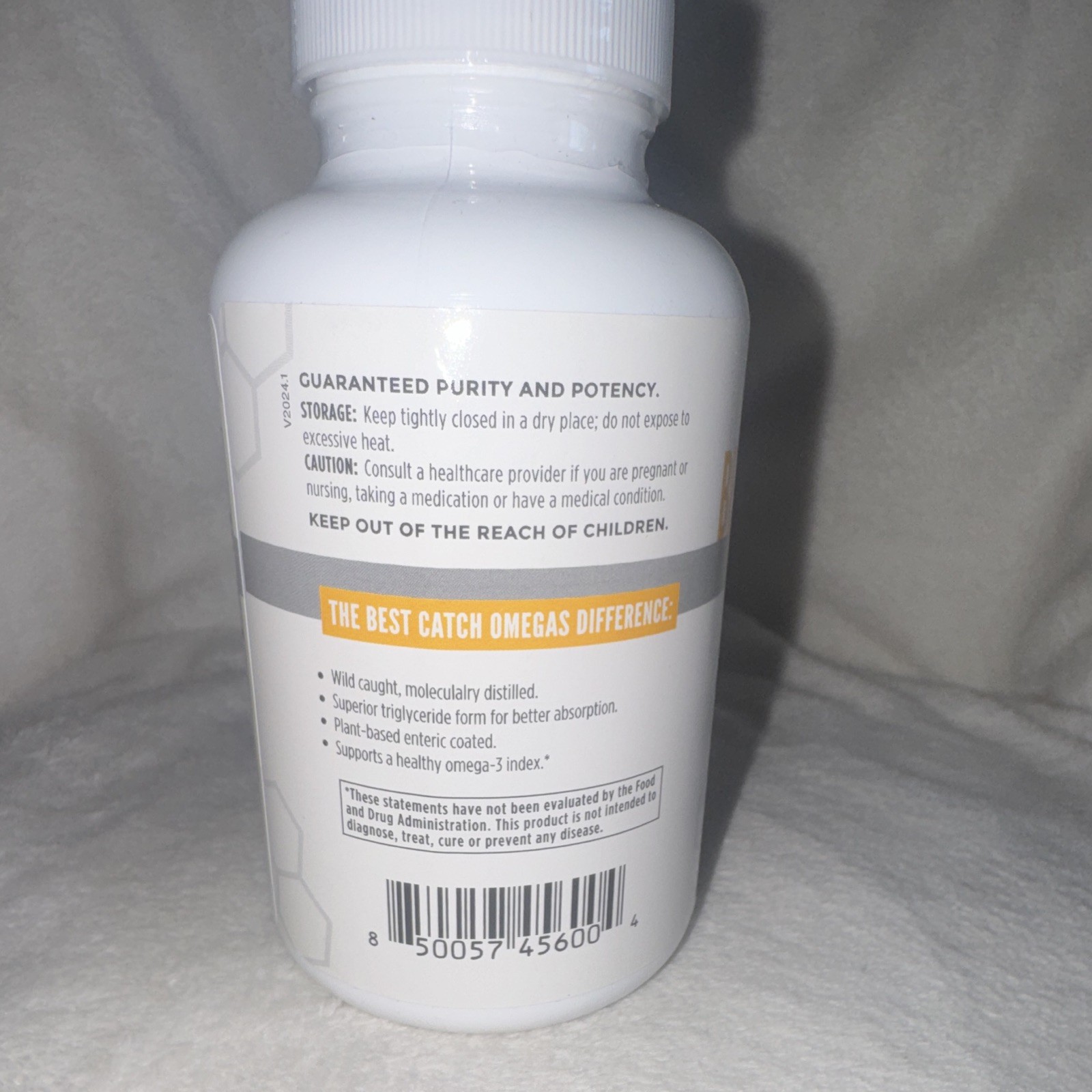 NBI Best Catch Fish Oil 1500mg EPA+DHA 120 Softgels Enteric Coated Lemon