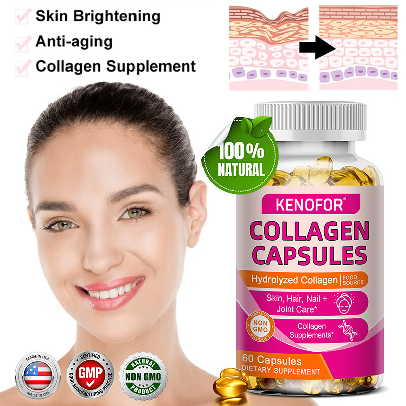 Hydrolyzed Collagen & Vitamin C 120pcs – Healthy Immune, Hair, Skin, and Nails