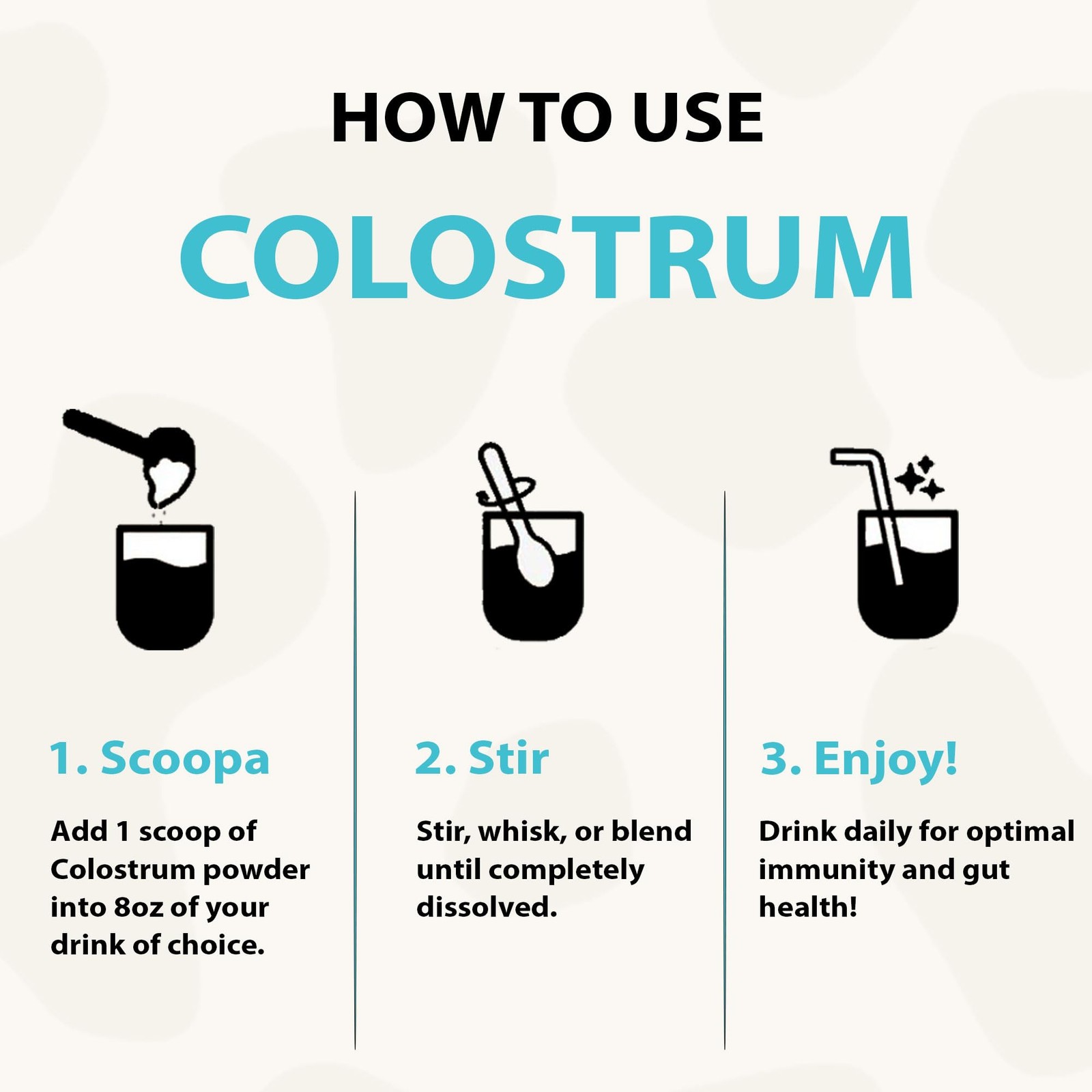 Colostrum™ Premium Powder for Gut Health, 4.23 Ounce (Pack of 1), White