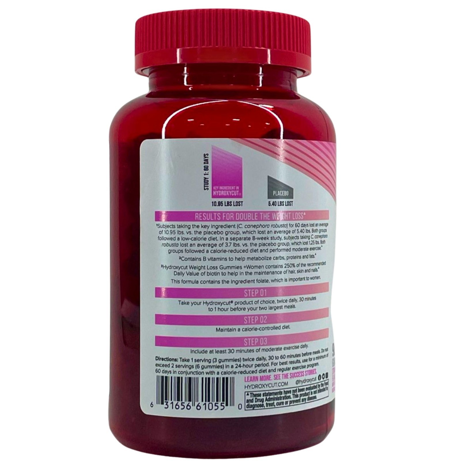 Hydroxycut Women Weight Loss Gummies 90 Count 7 Pack Exp 09/2026 New