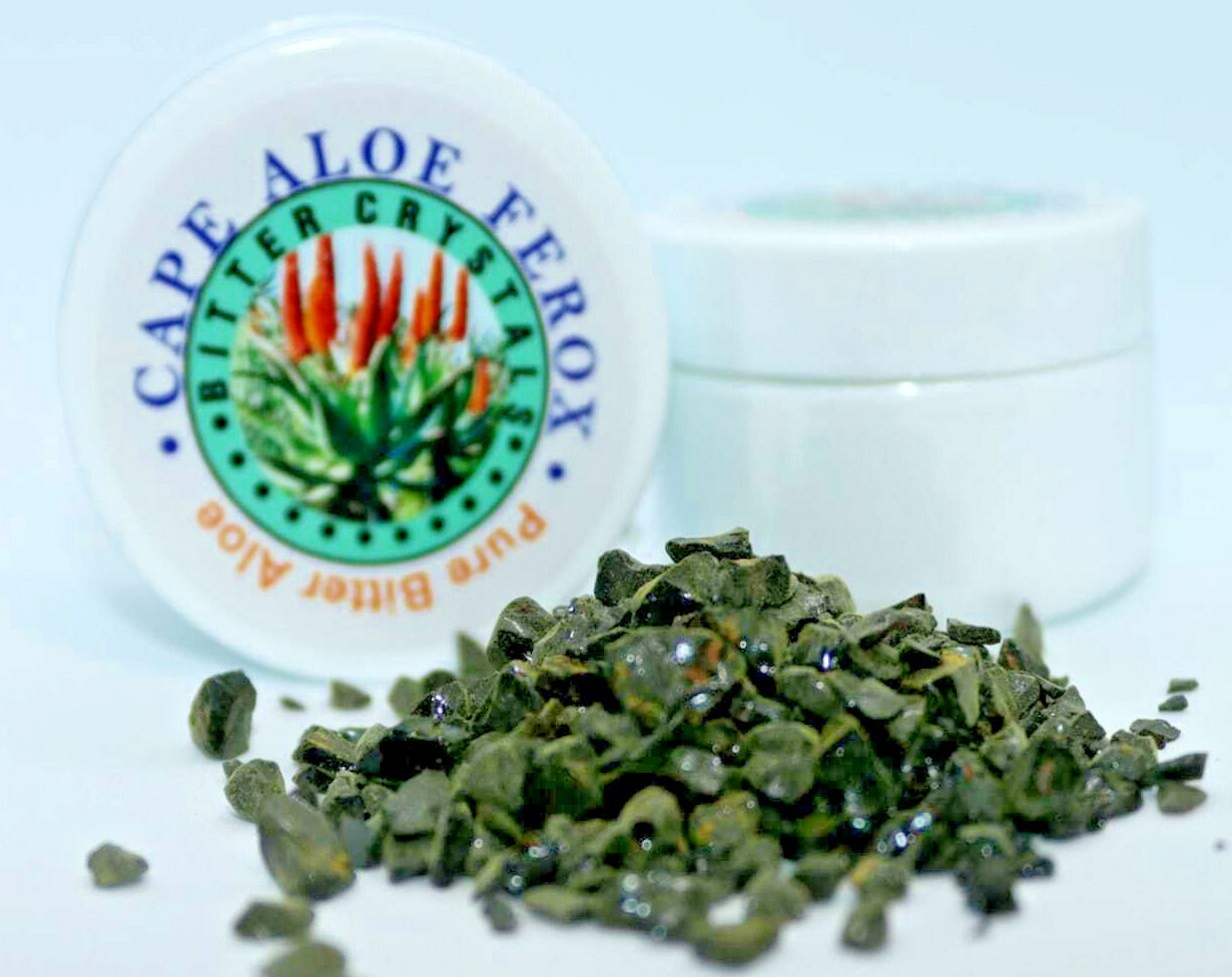 ALOE FEROX BITTER Crystals, Digestive Bitters. Pack Of 20 Containers.
