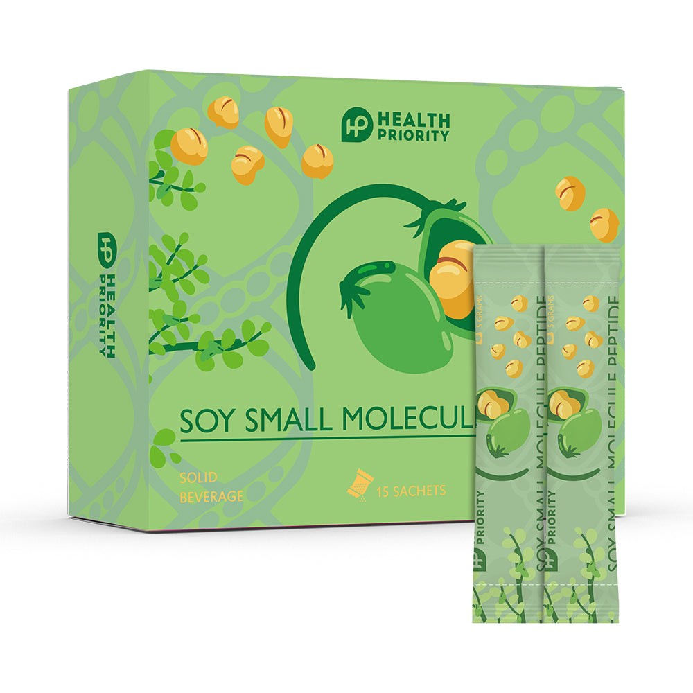 Foherb Small Molecular Soy Peptide Powder 15 Sachets Plant Protein Drink Mix