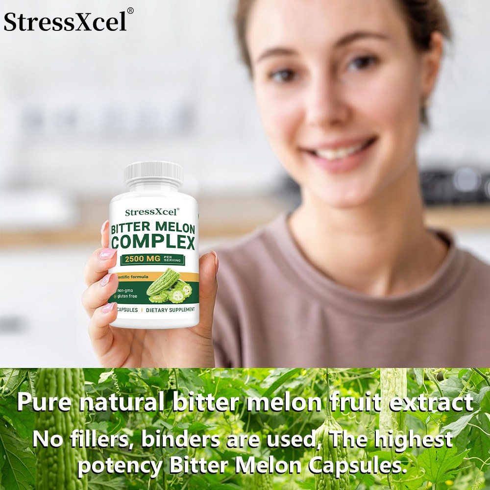 Bitter Melon Capsule 2500 Mg Skin Digestive Immune Health Gluten Free Supplement