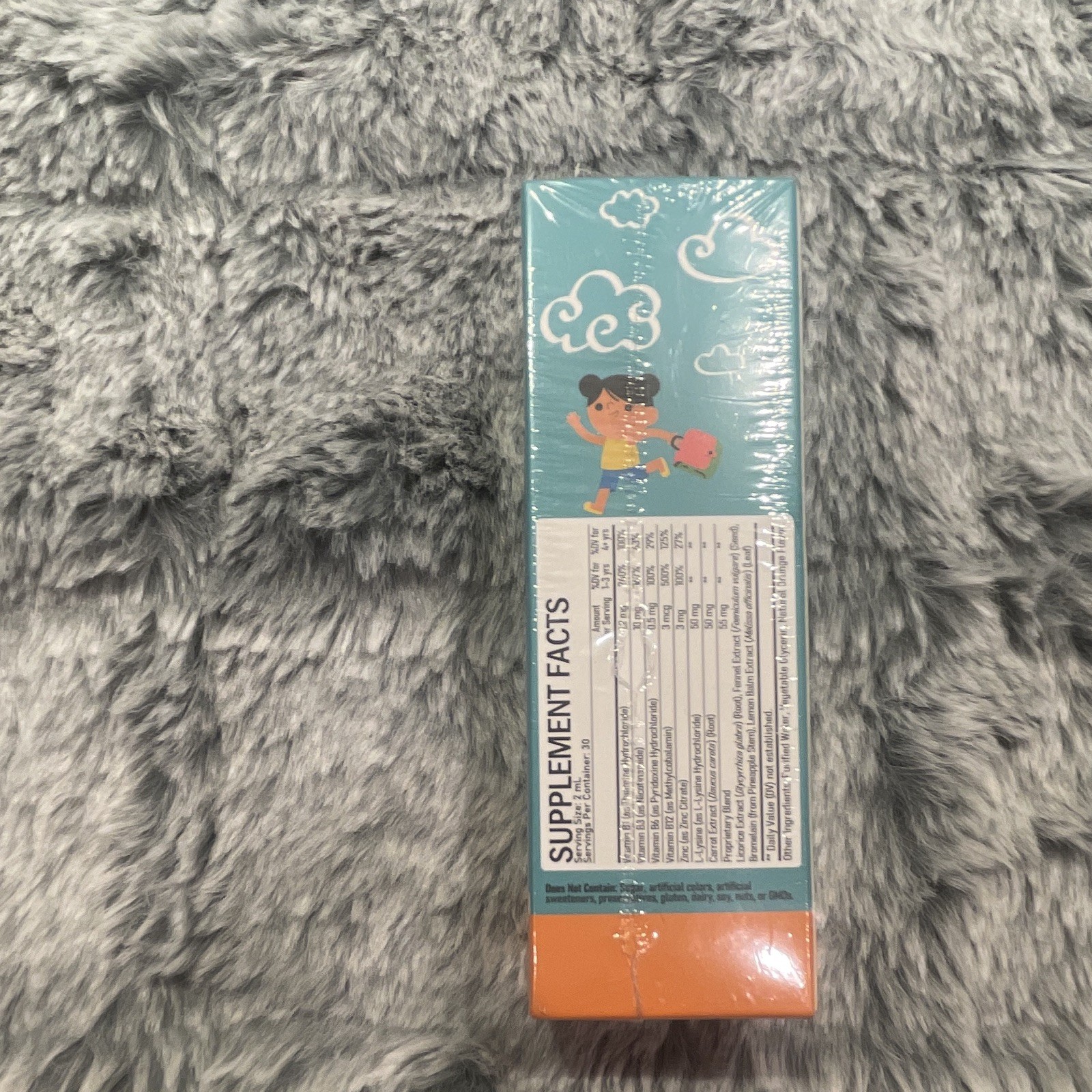 TallTrek Kids Appetite Booster Liquid Orange Vegan Non-GMO 2 fl oz Exp 11/2027