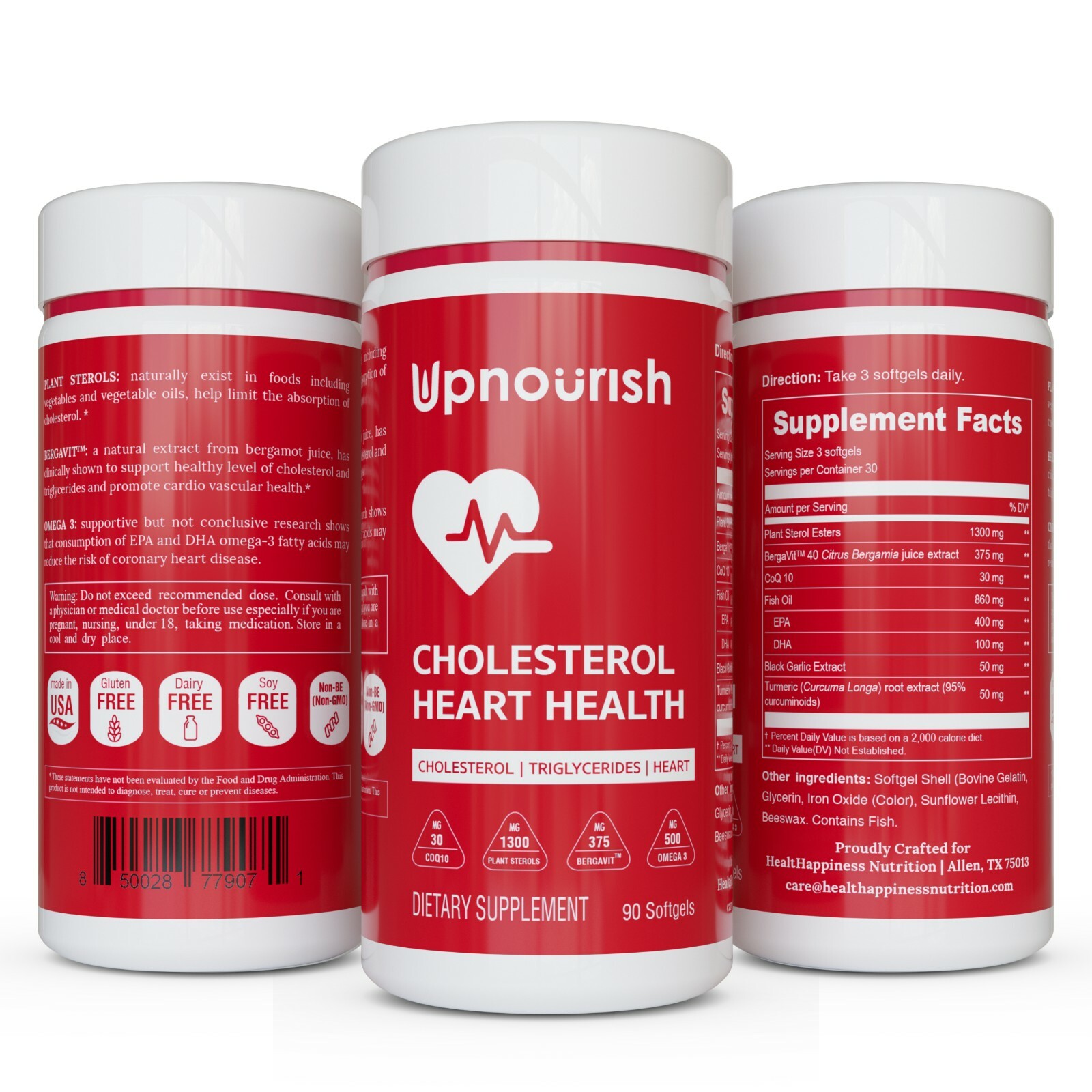 Citrus Bergamot Cholesterol Lowing Supplement That Work with Plant Sterols