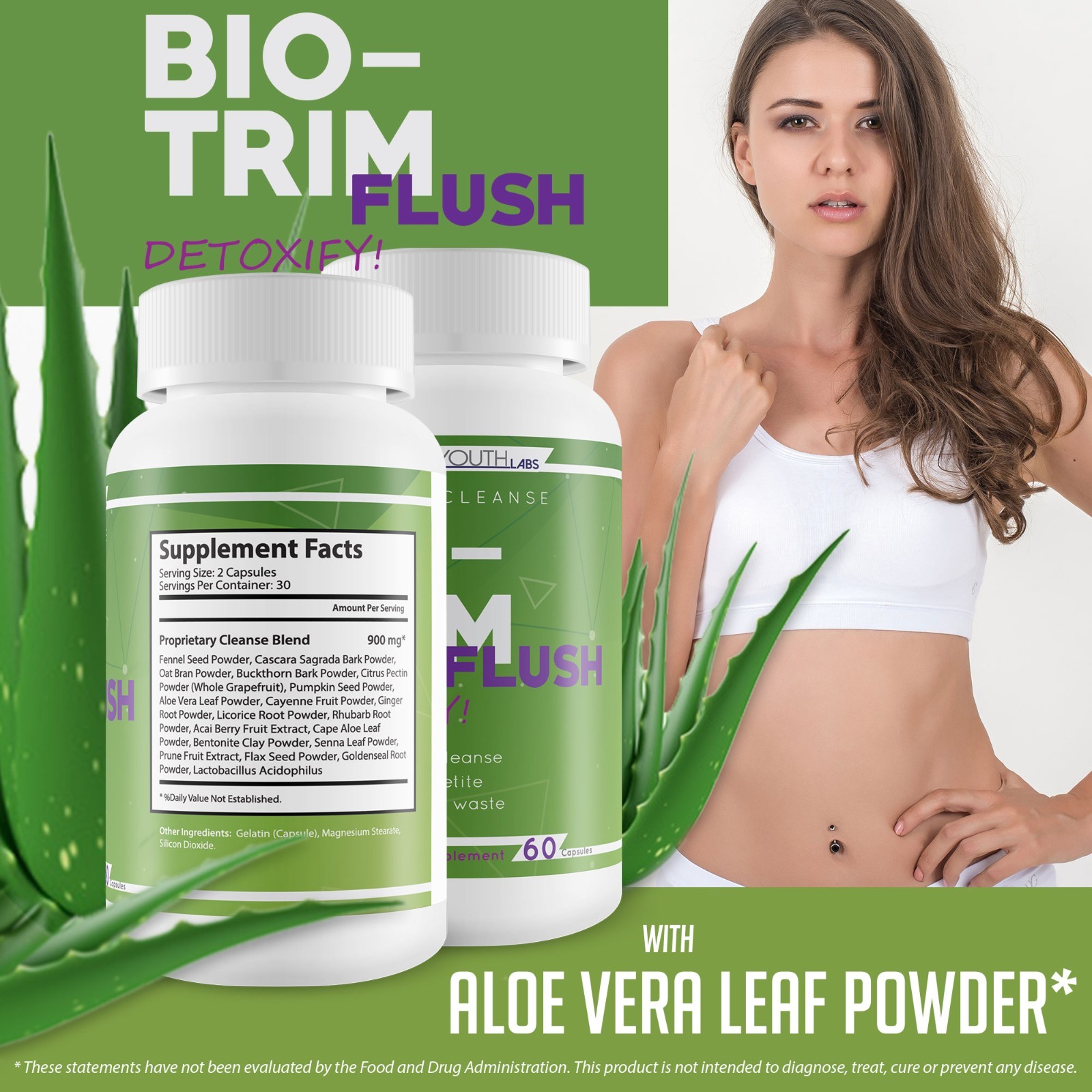 Bio Trim Flush – Our Best Colon Cleanse Detox – Gut Colon Cleanse w/ Probiotics