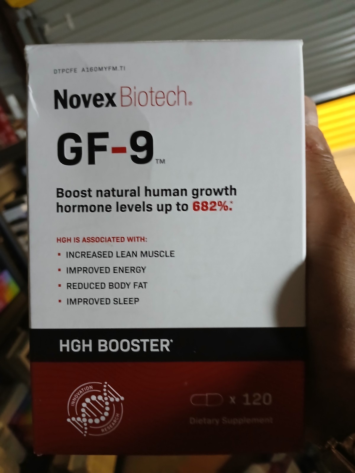 Novex Biotech Growth Factor 9 Dietary Supplement GF-9 120 X 2 = 240 Exp 2028+