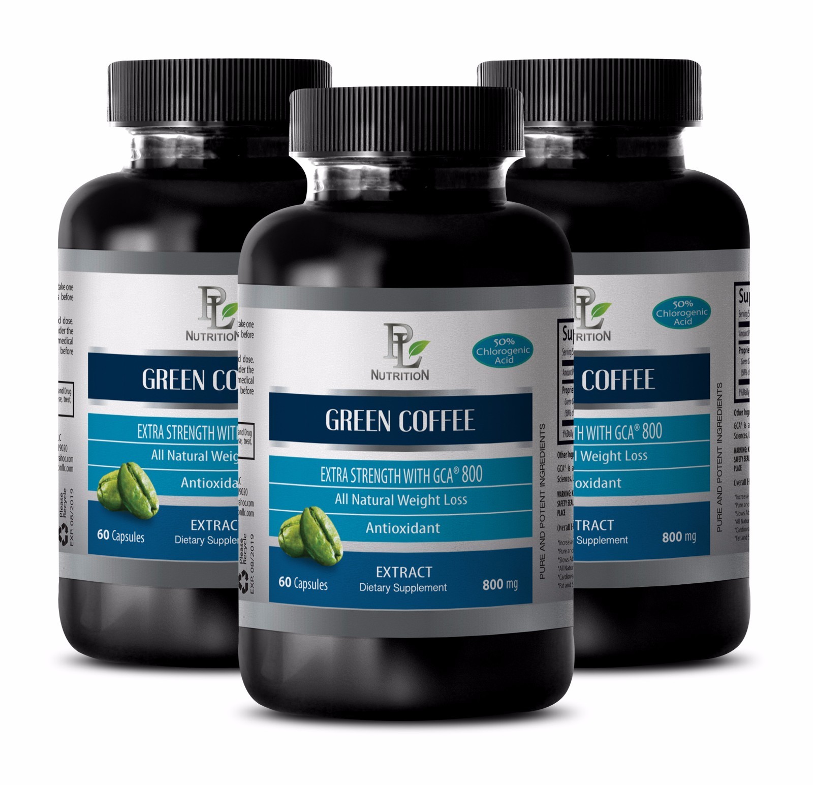Weight loss quick GREEN COFFE EXTRACT 800mg Excess Weight control supplement 2B