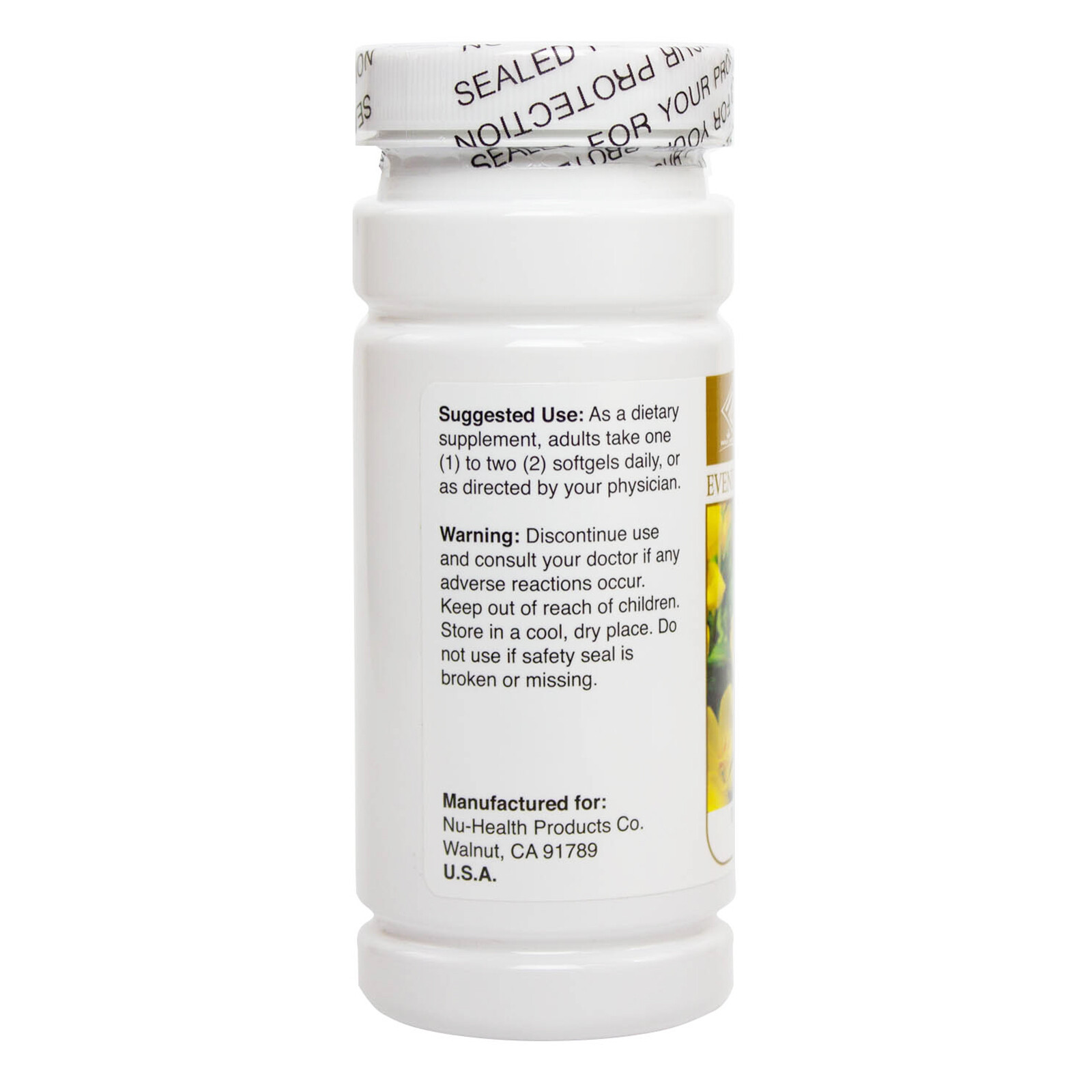 Evening Primrose Oil 500 mg 200 Softgels 3 Months Supply