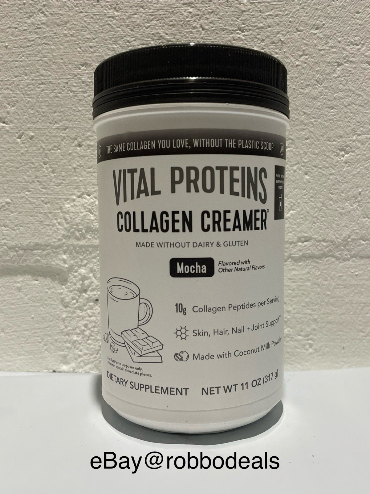 Vital Proteins Collagen Creamer Dietary Supplement 11oz Mocha Exp 09/26