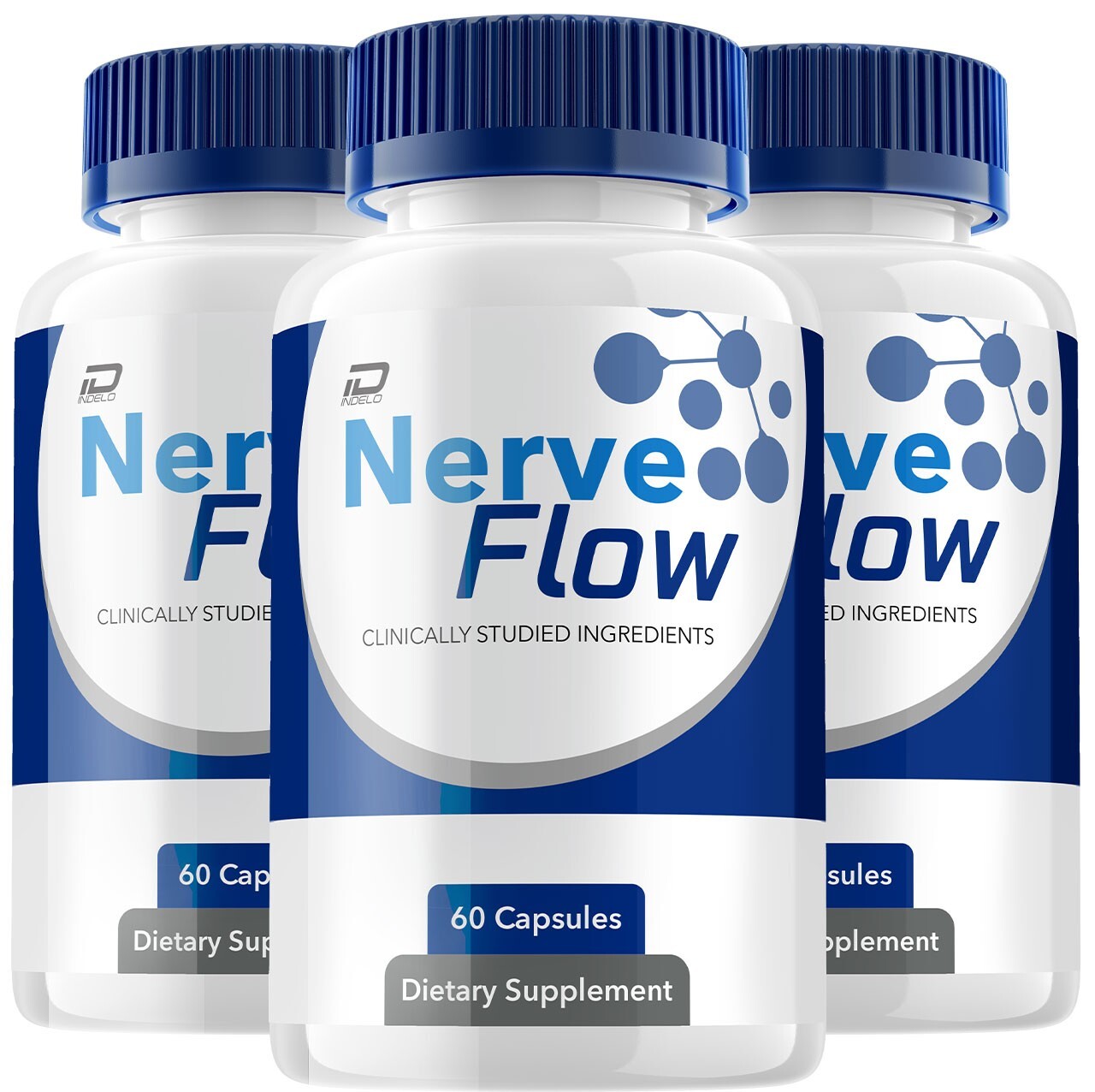 (3 Pack) Nerve Flow Capsules – NerveFlow All Natural Glycogen Support