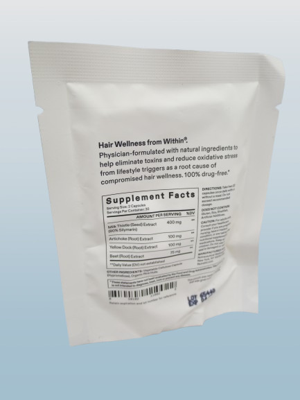 Nutra～ Toxin Cleanse Hair Wellness Booster 60ct refill exp 2027 Lot of 5